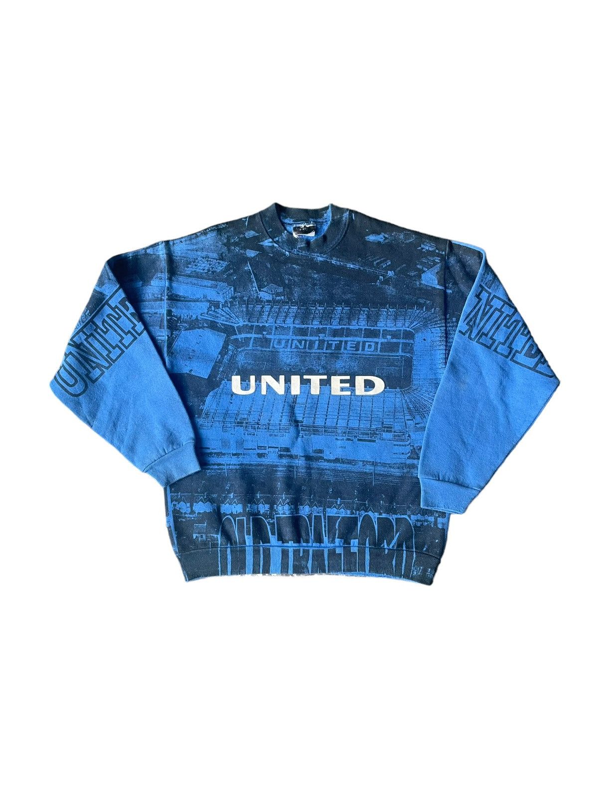 Vintage AOP Manchester United Crewneck