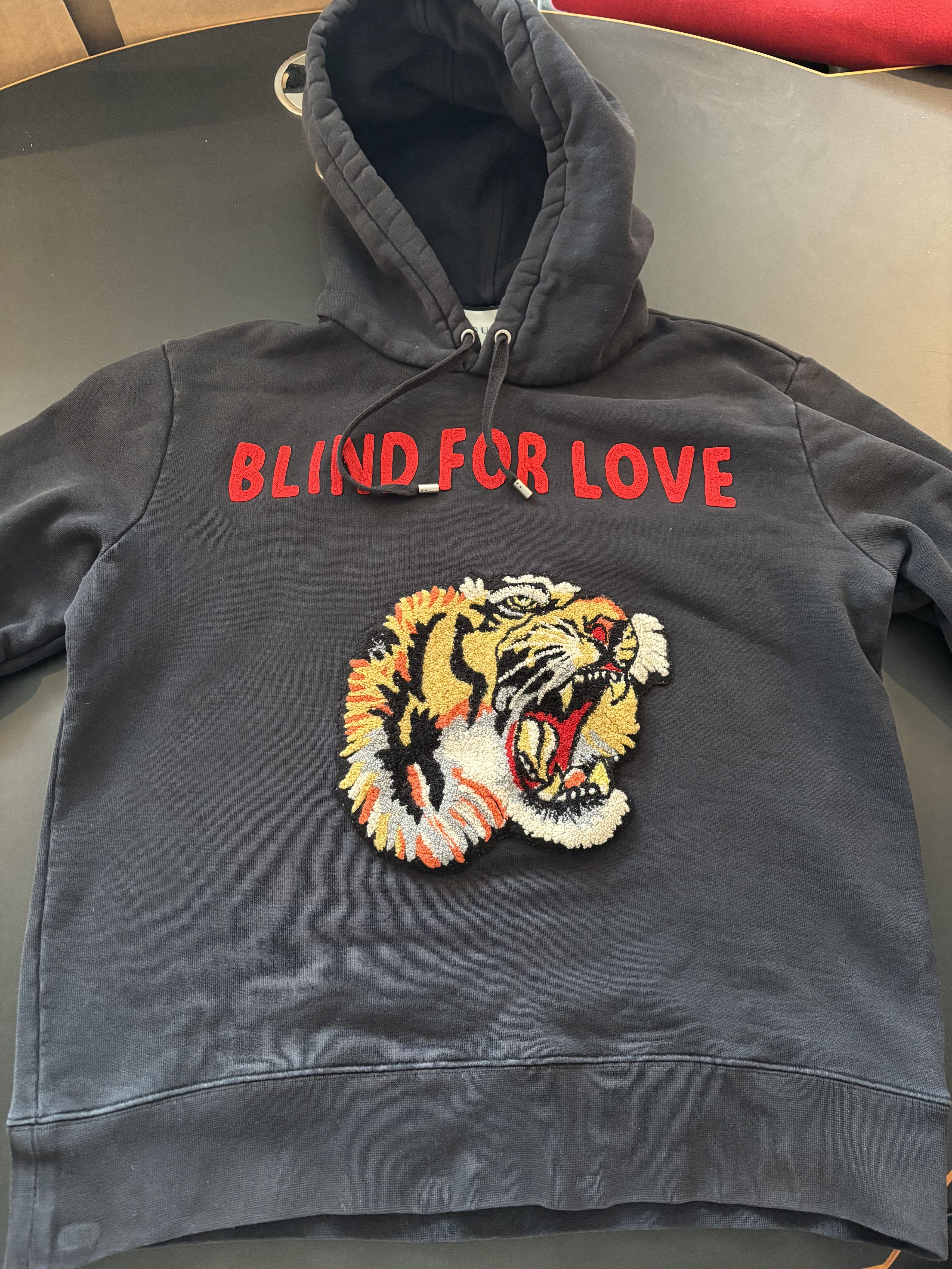 Gucci Blind for love hoodie Size US L / EU 52-54 / 3 - 2 Thumbnail