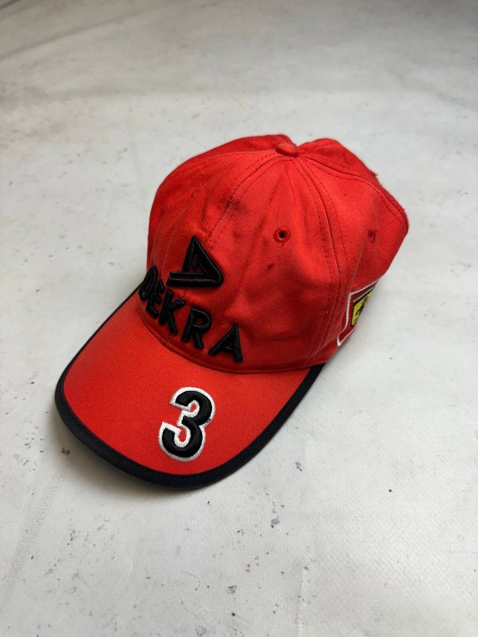 Ferrari Vintage Ferarri F-1 Moto Dekra Racing Y2K Cap Size ONE SIZE - 2 Thumbnail