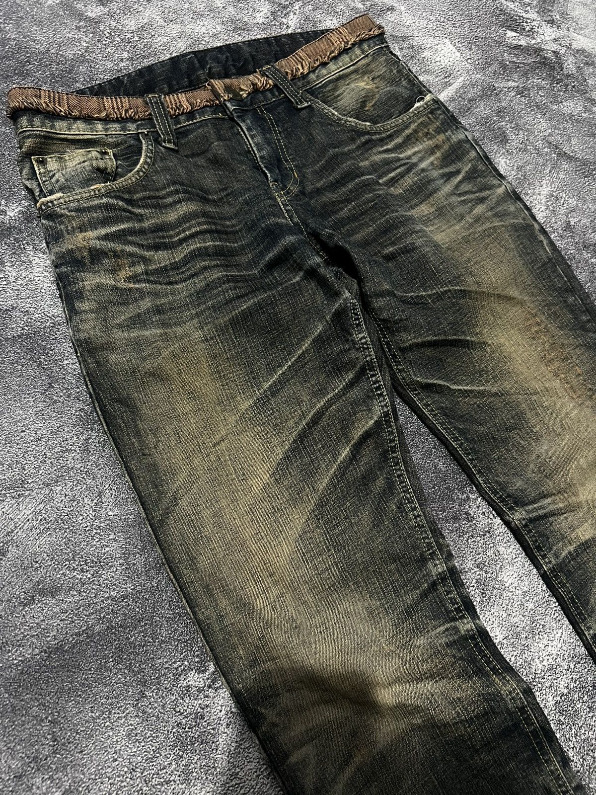 Tornado Mart The Cross Mudwash Jeans Size US 31 - 2 Thumbnail