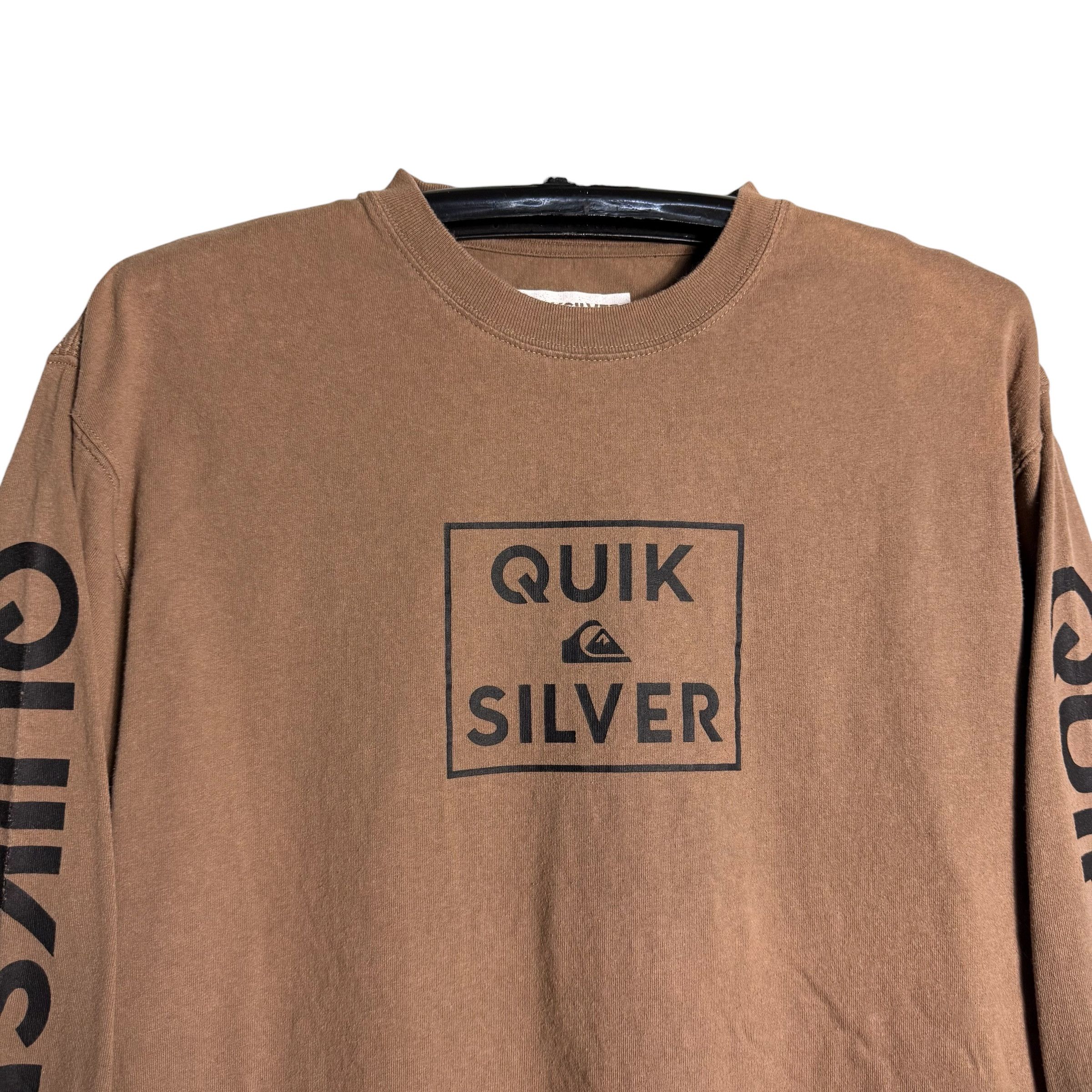 Quiksilver 🔥RARE🔥Vintage Quiksilver Skateboard L/Sleeve T-shirt Size US M / EU 48-50 / 2 - 3 Thumbnail