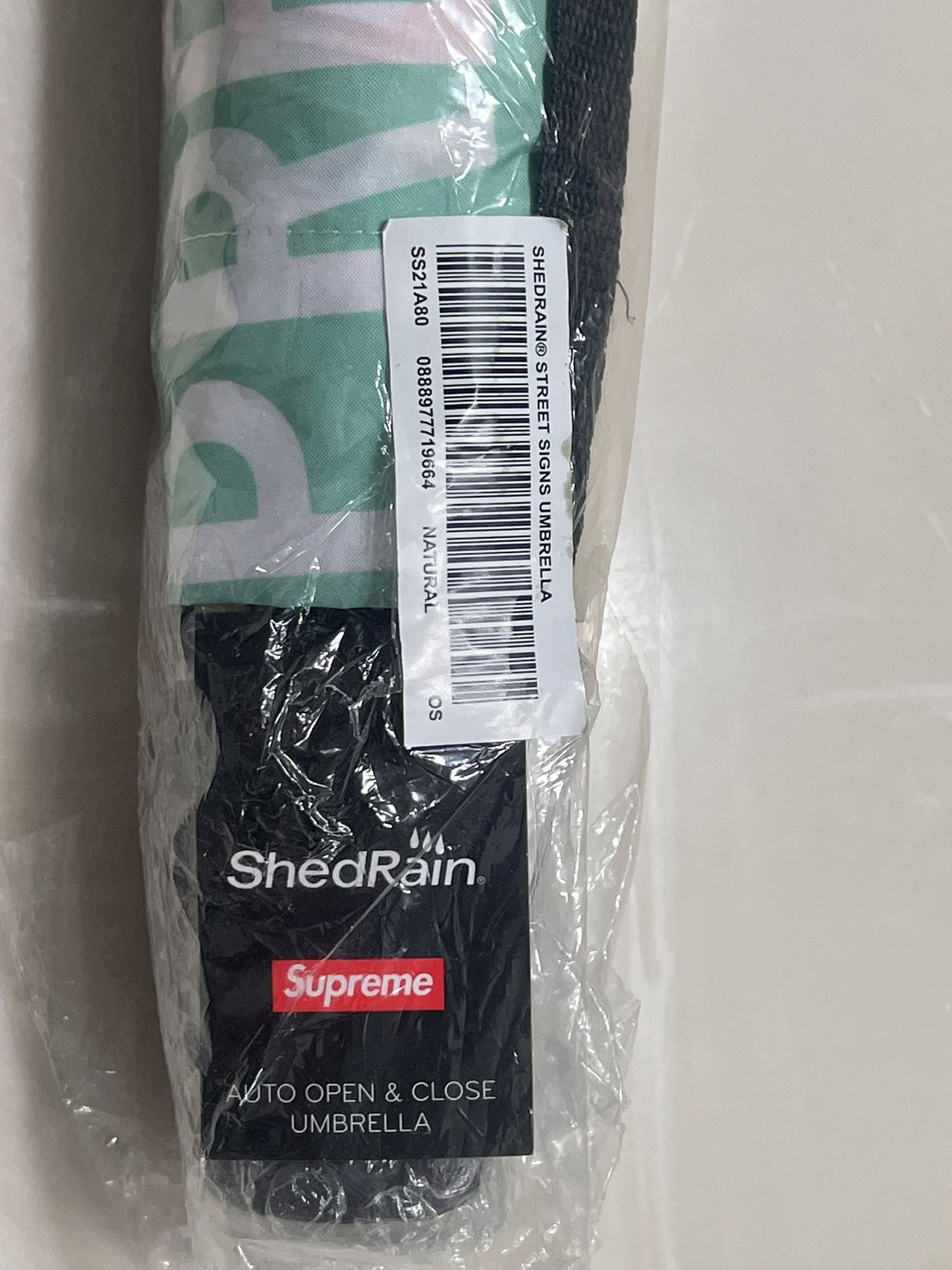 Supreme NEW SUPREME x SHEDRAIN Street Signs Umbrella Natural Size ONE SIZE - 3 Thumbnail