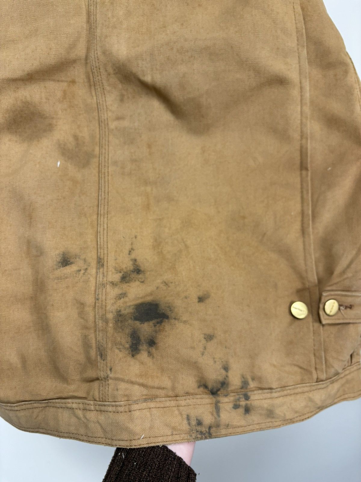 Carhartt Vintage 90s Carhartt Y2K Work Hype Cropped Detroit Jacket Size US L / EU 52-54 / 3 - 22 Thumbnail