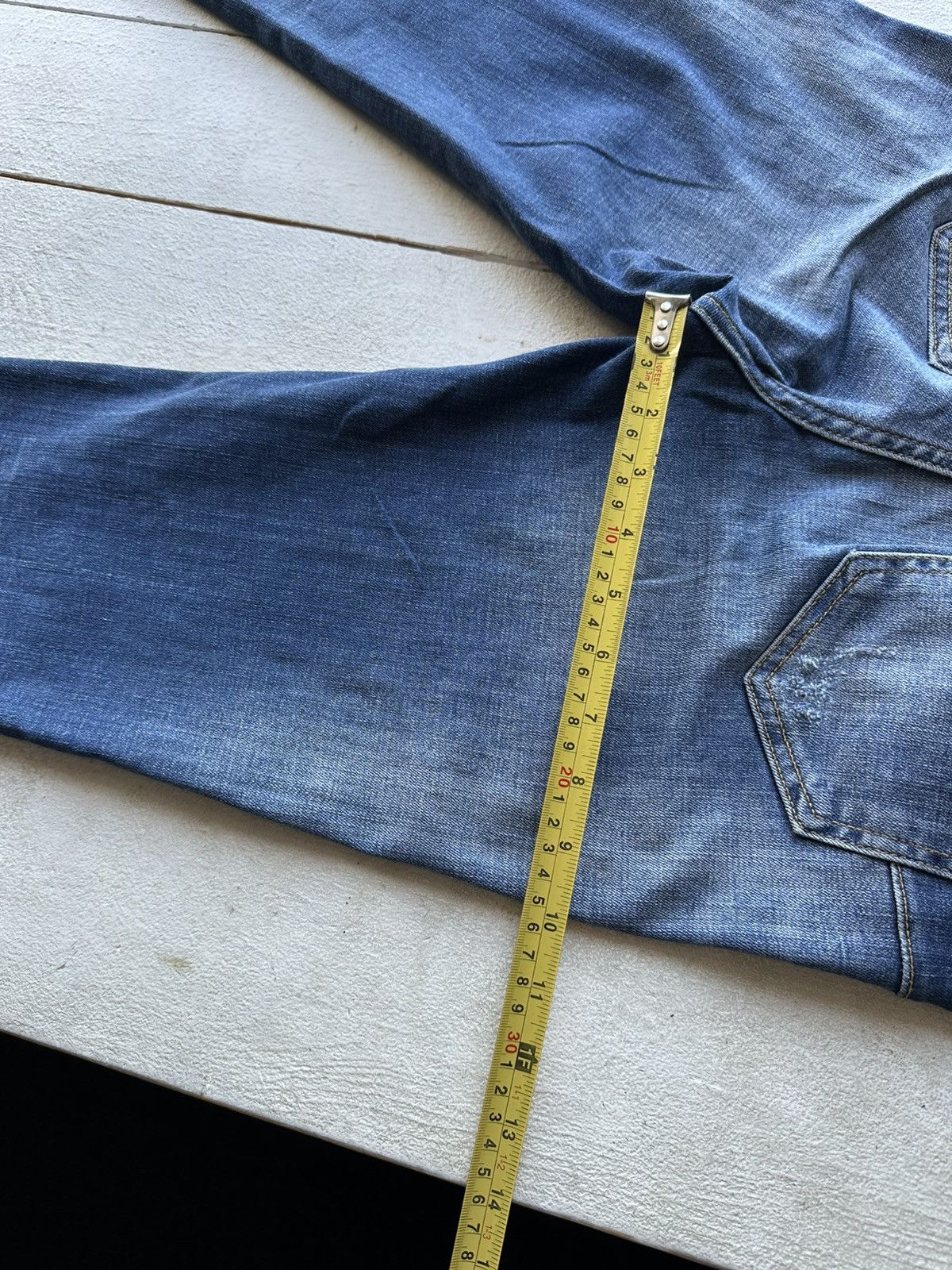 Armani 🚨Gothic Armani Regular Slim relax Flared Jeans Womens Size 27" / US 4 / IT 40 - 14 Thumbnail