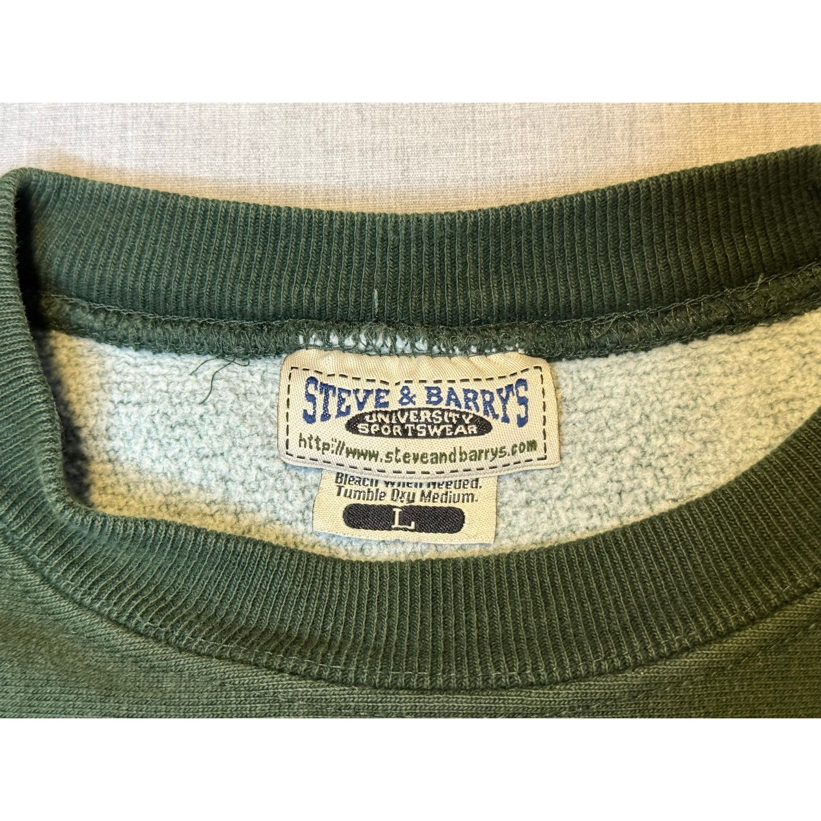 Steve And Barrys Vintage Notre Dame Fighting Irish Pullover Crewneck Large Size US L / EU 52-54 / 3 - 3 Thumbnail