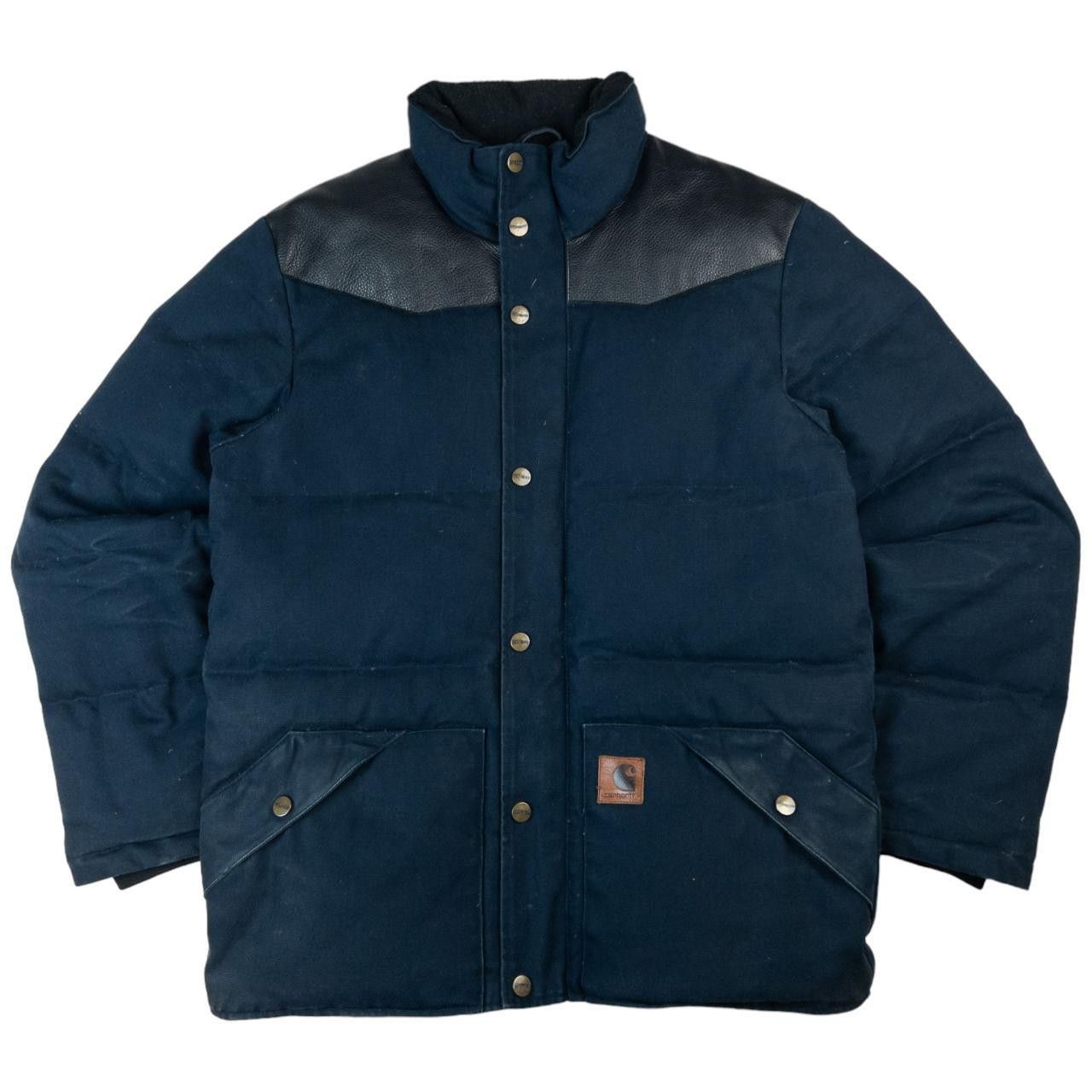 Carhartt Vintage Carhartt Heavyweight Zip Up Puffer Jacket Size L Size US L / EU 52-54 / 3 - 1 Thumbnail
