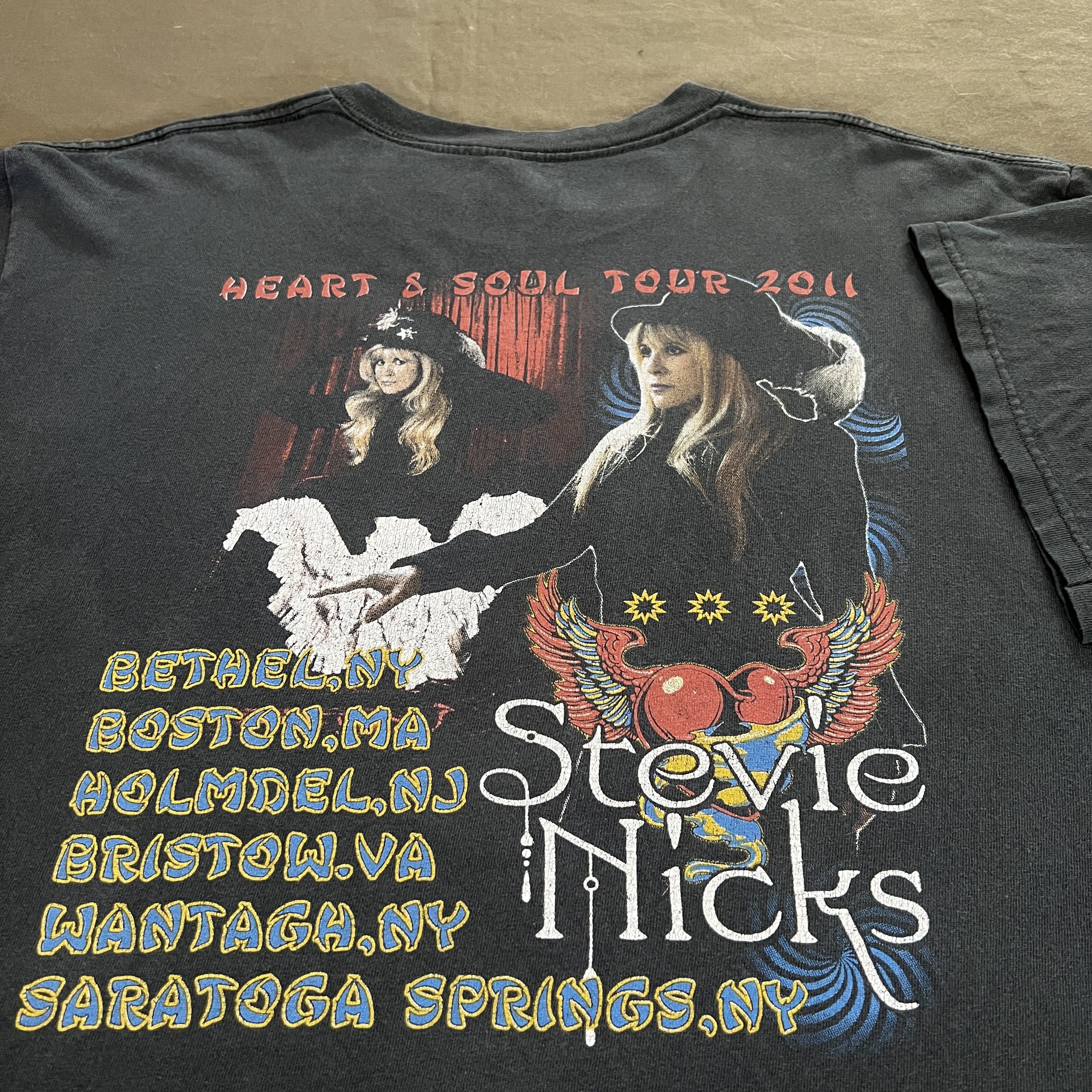 Band Tees × Rap Tees × Vintage Vintage Y2K Stevie Nicks Tour Promo Tee Faded Size US XL / EU 56 / 4 - 2 Thumbnail