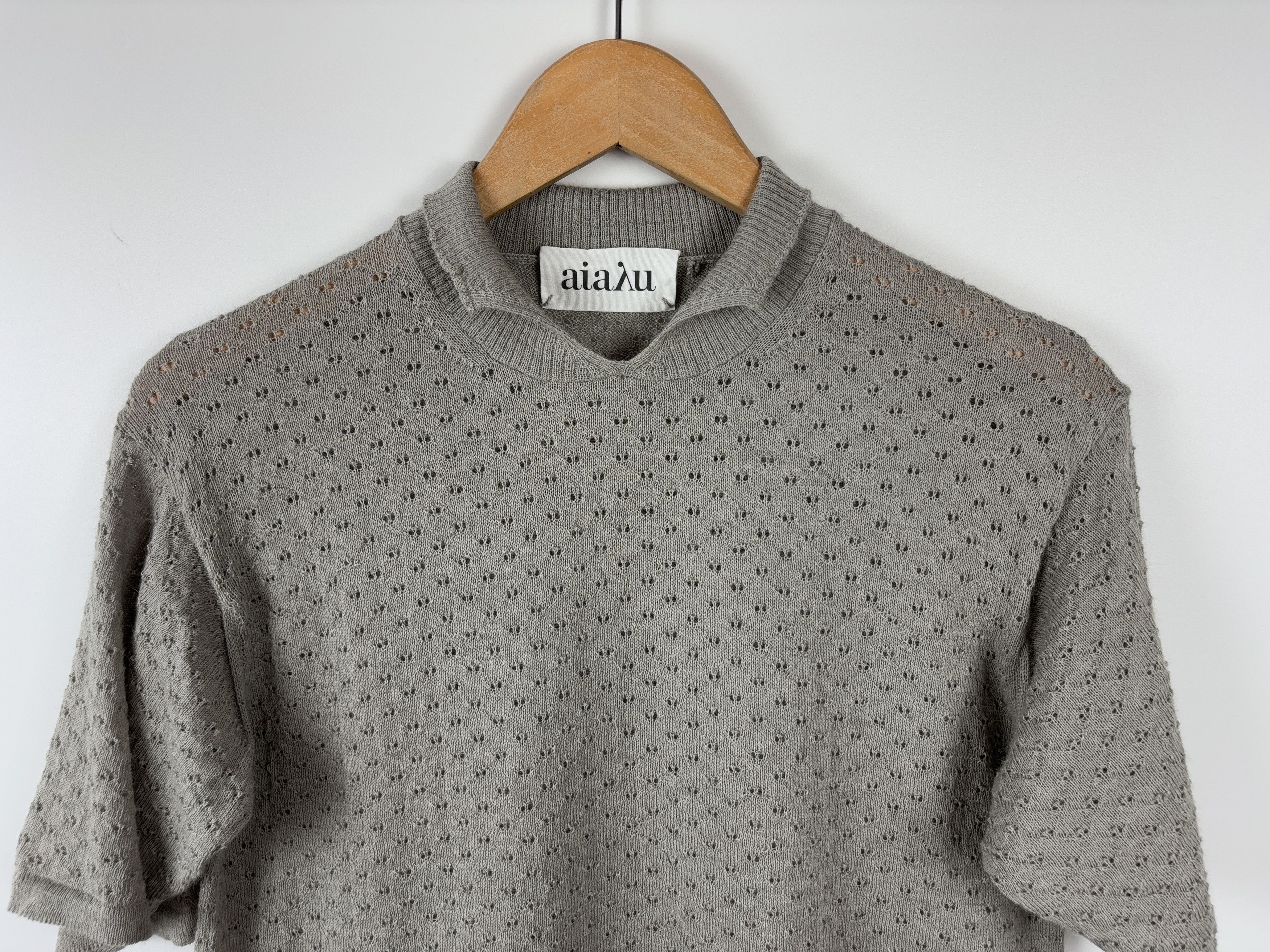 Vintage Womens Aiayu Top T-Shirt Gray Size S Size S / US 4 / IT 40 - 2 Thumbnail