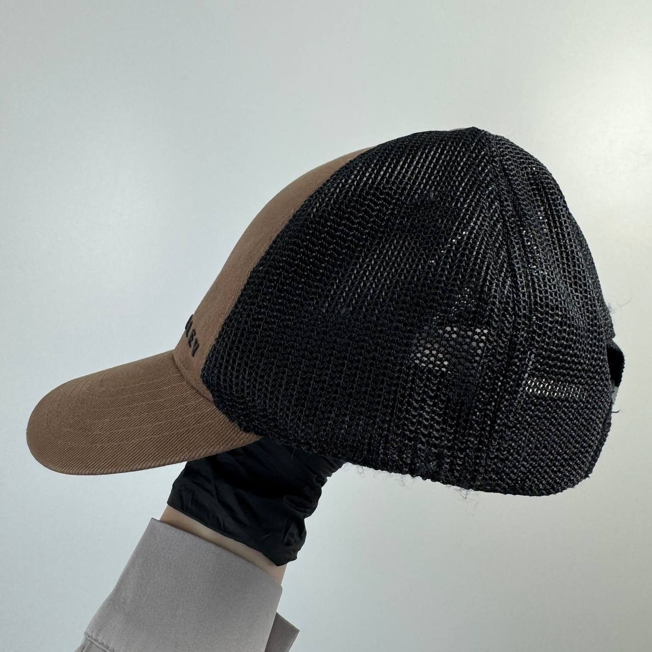 Oakley Oakley Trucker Cap Brown Black Mesh Snapback Hat Adjustable Size ONE SIZE - 4 Thumbnail