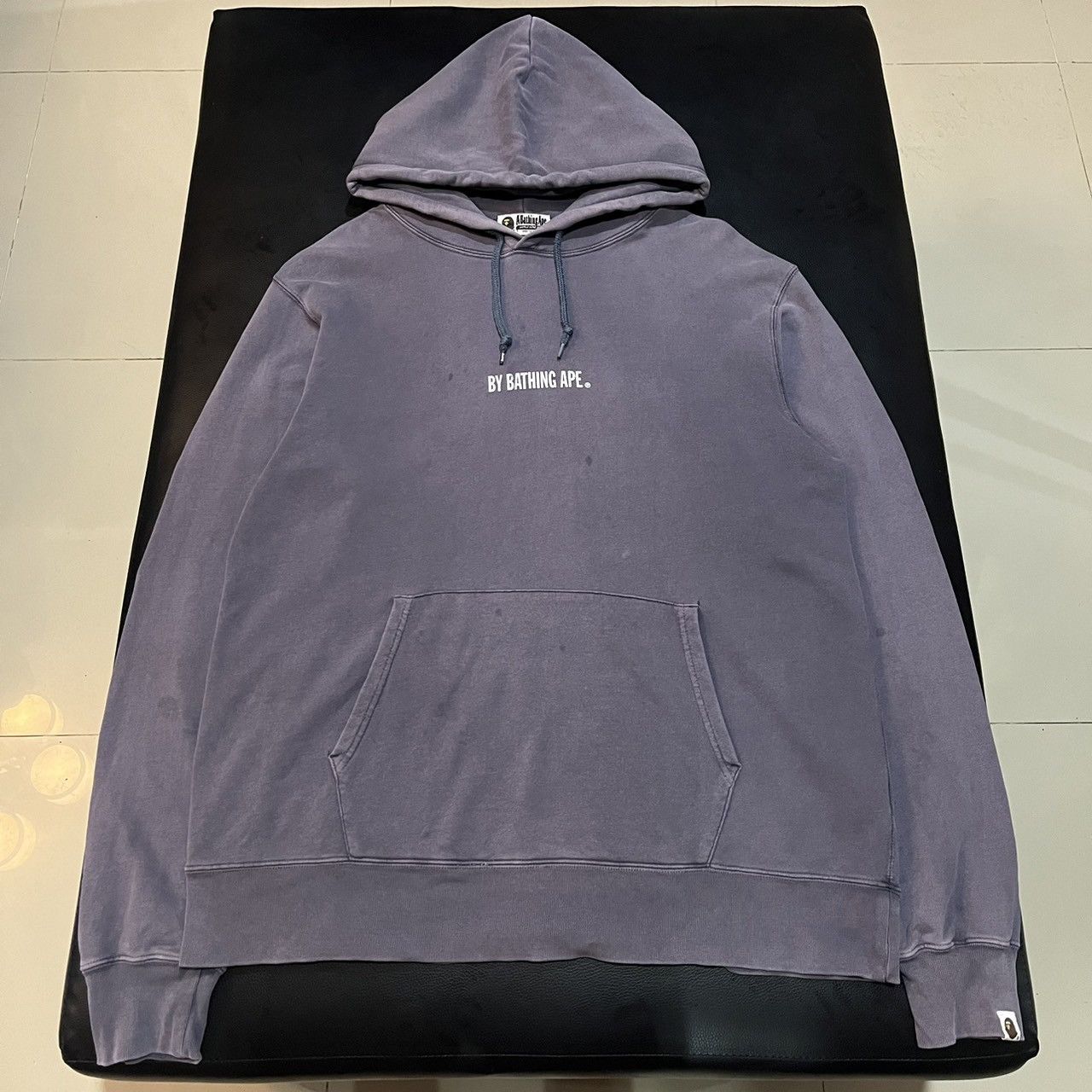 Bape bape by bathing ape spellout cracked logo faded hoodie Size US XL / EU 56 / 4 - 1 Thumbnail