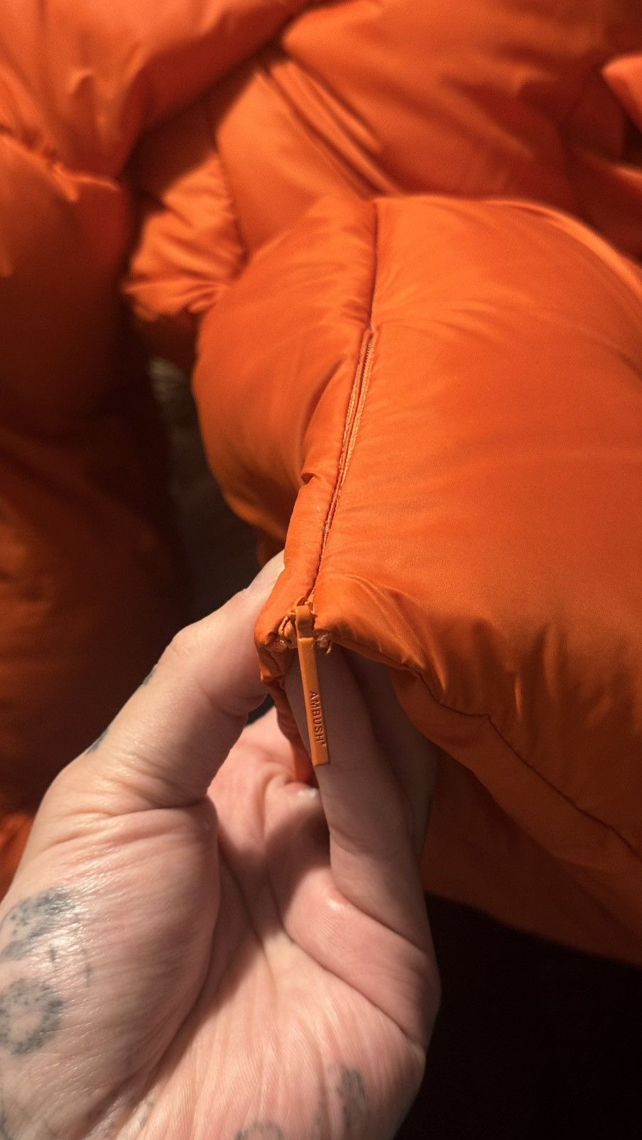 Ambush Design AMBUSH Oversized Down Jacket Red Orange Size US S / EU 44-46 / 1 - 9 Thumbnail