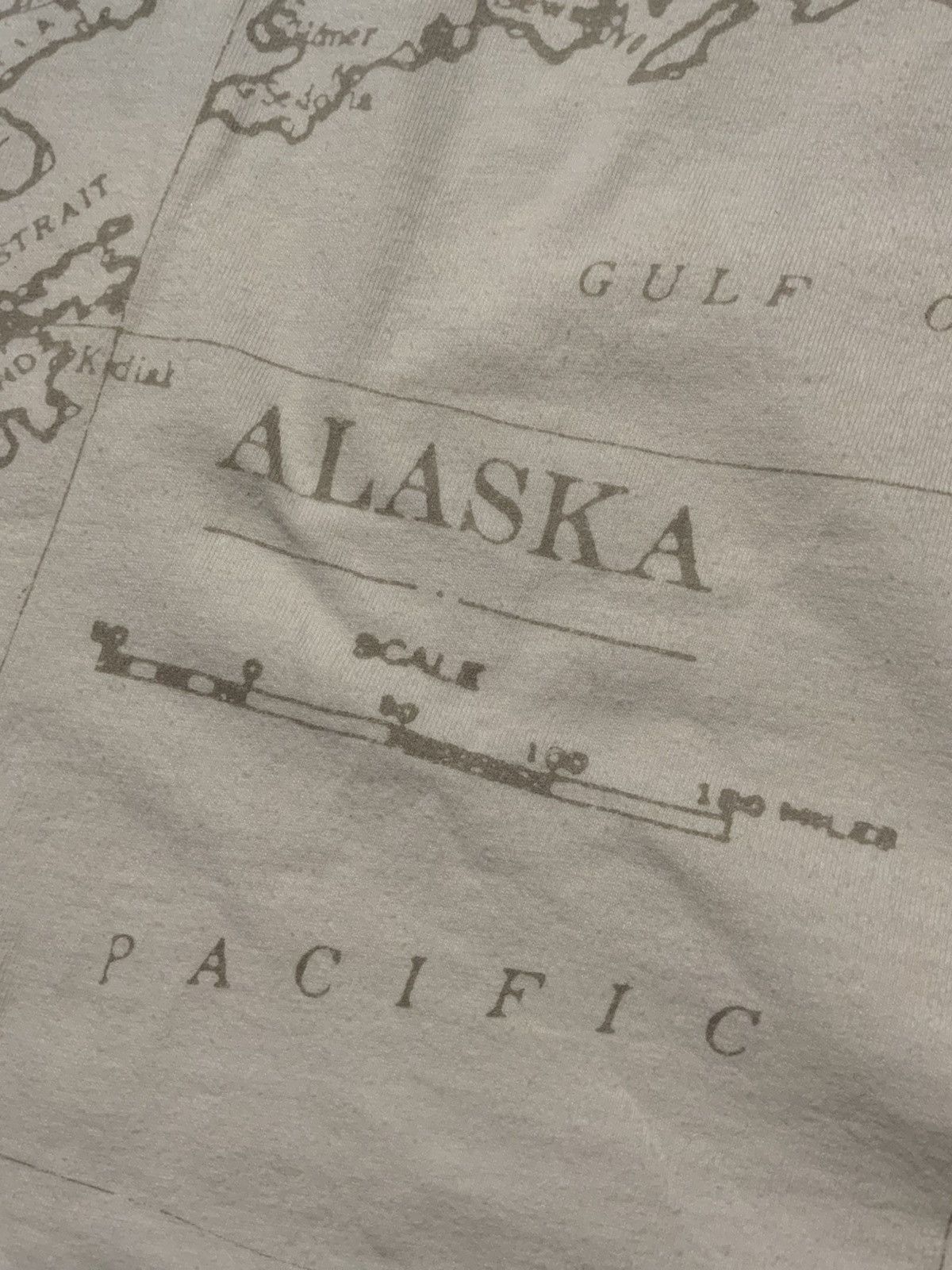 Vintage VTG Northern Exposure Alaska AOP Map Moose CBS TV T-Shirt Size US XL / EU 56 / 4 - 6 Thumbnail