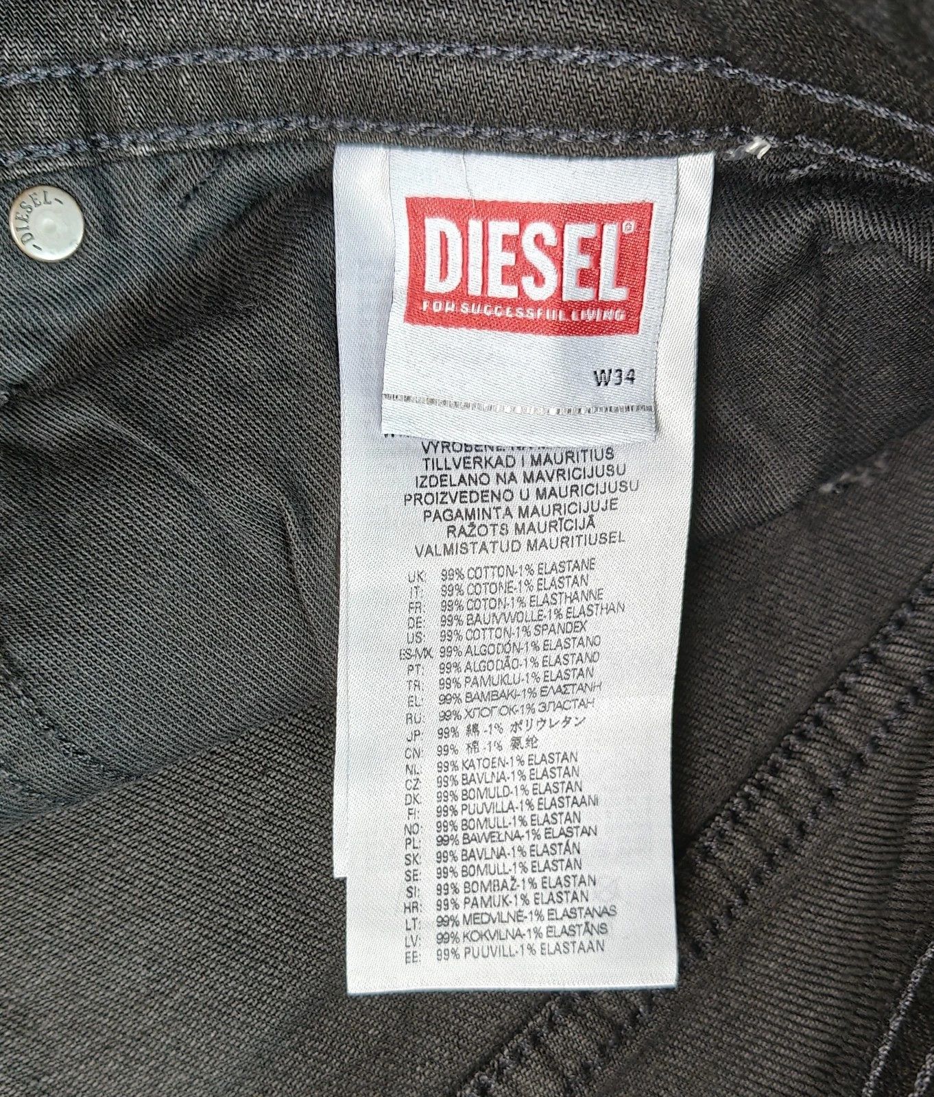 Diesel Diesel THOMMER-X L.30 MENS JEANS T/9585 Size US 34 / EU 50 - 7 Thumbnail