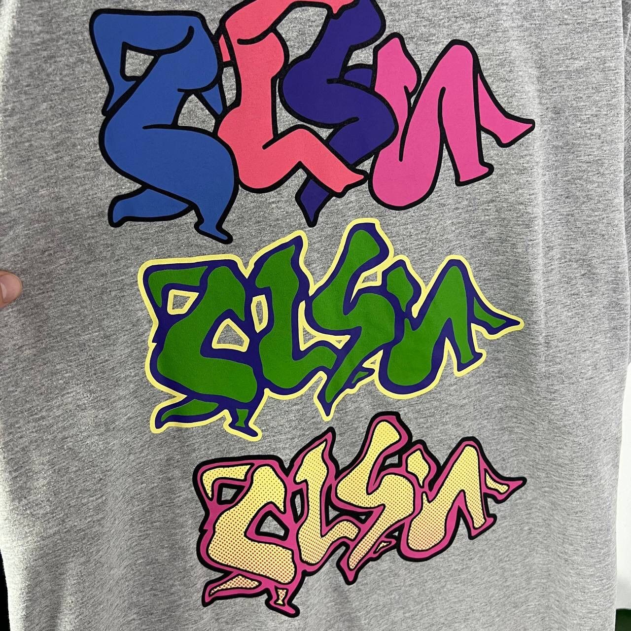 Vintage Baggy Oversized Tee Collusion Big Center Logo Size US S / EU 44-46 / 1 - 4 Thumbnail