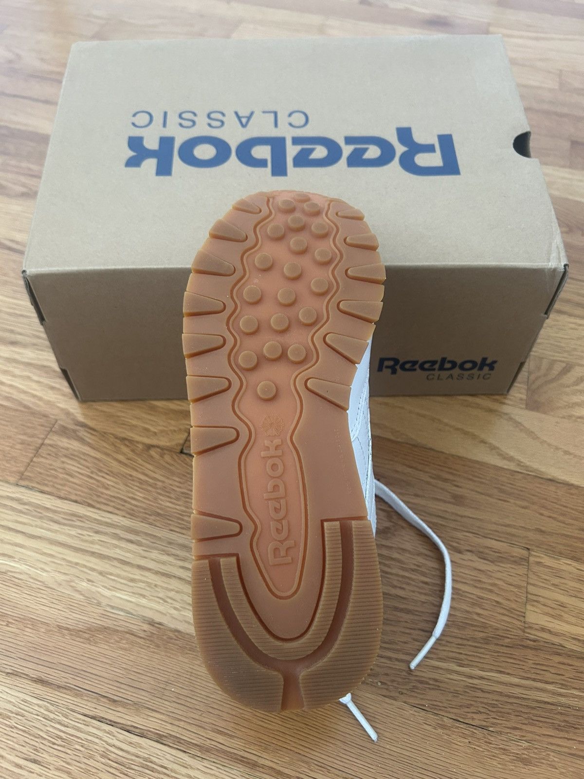 Reebok Reebok Classic Leather White Gum Brown Sole Size US 5.5 / IT 35.5 - 5 Thumbnail