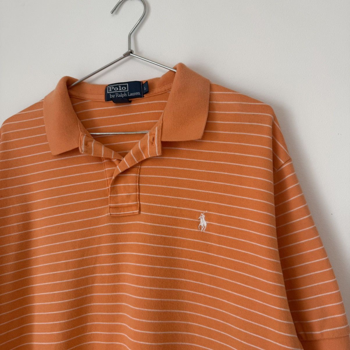 Polo Ralph Lauren Vtg 2000s Polo Ralph Lauren Striped Pony Rugby Shirt Y2K Size US L / EU 52-54 / 3 - 3 Thumbnail