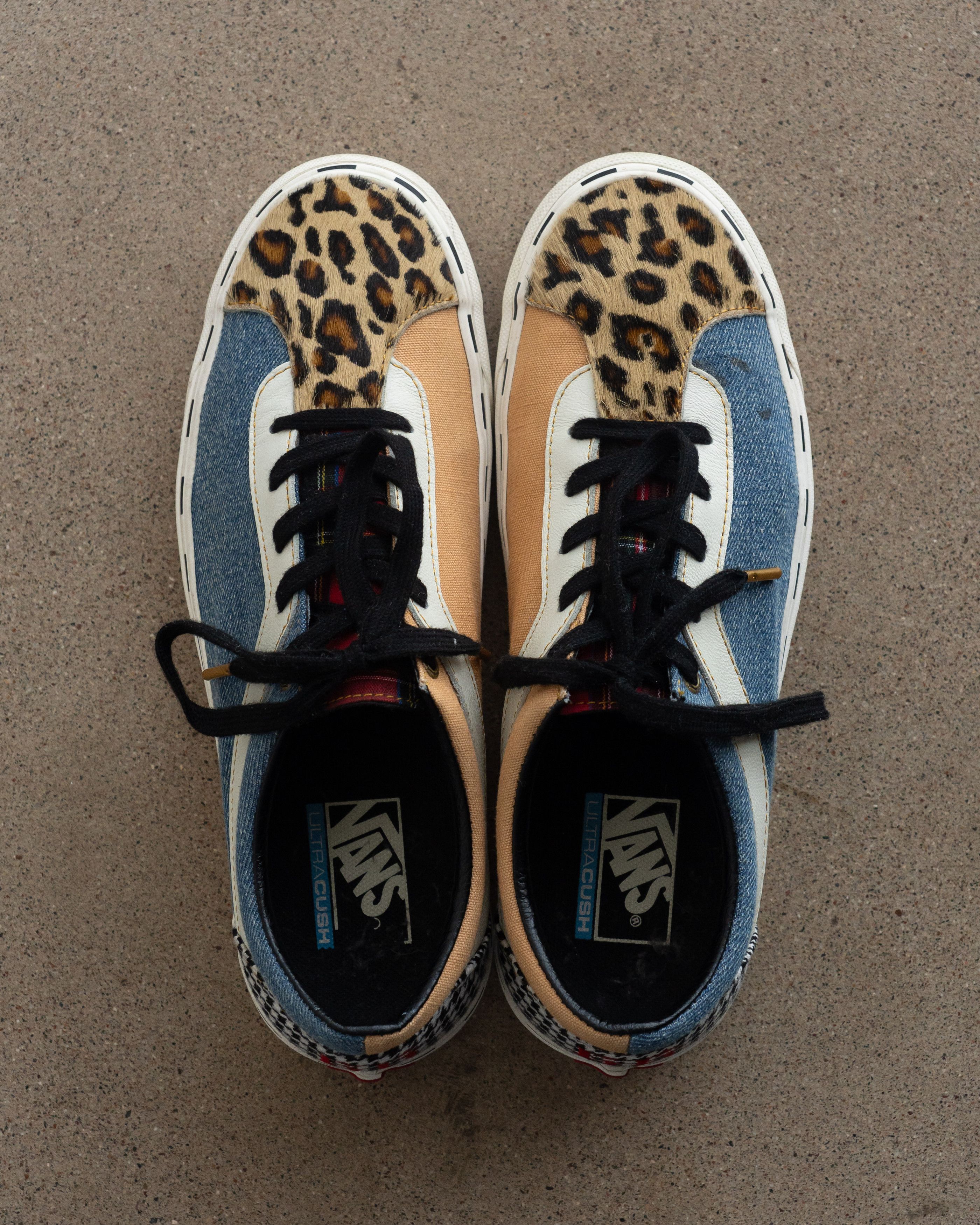 Vans Vans Bold Ni Sneakers Men's 10.5 Leopard Houndstooth Denim Size US 10.5 / EU 43-44 - 6 Thumbnail