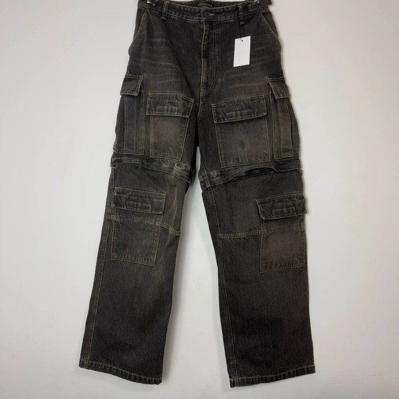 Balenciaga Tape tape masking paper zipper to make old coat