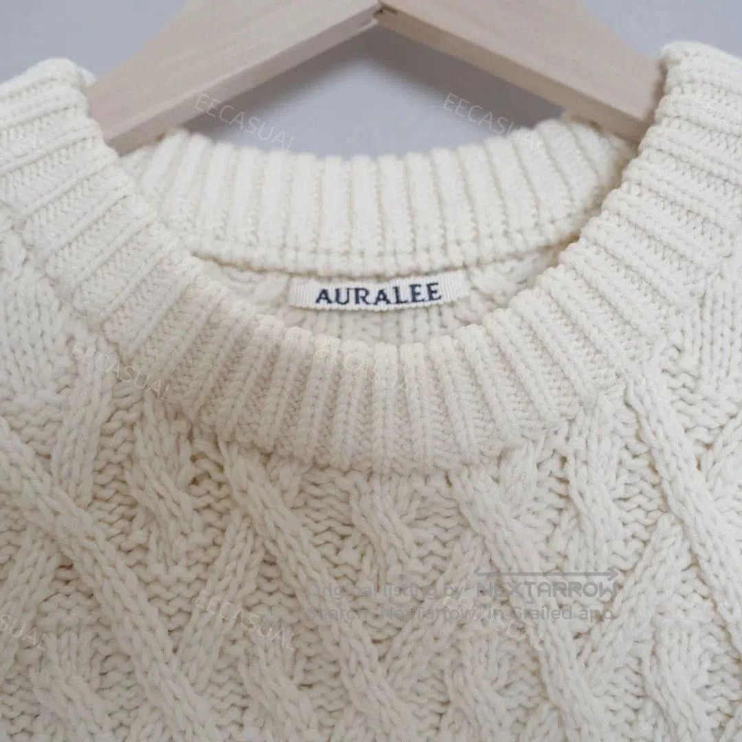 Auralee AURALEE Hard Twist Merino Wool Sweater. Size XS / US 0-2 / IT 36-38 - 7 Thumbnail