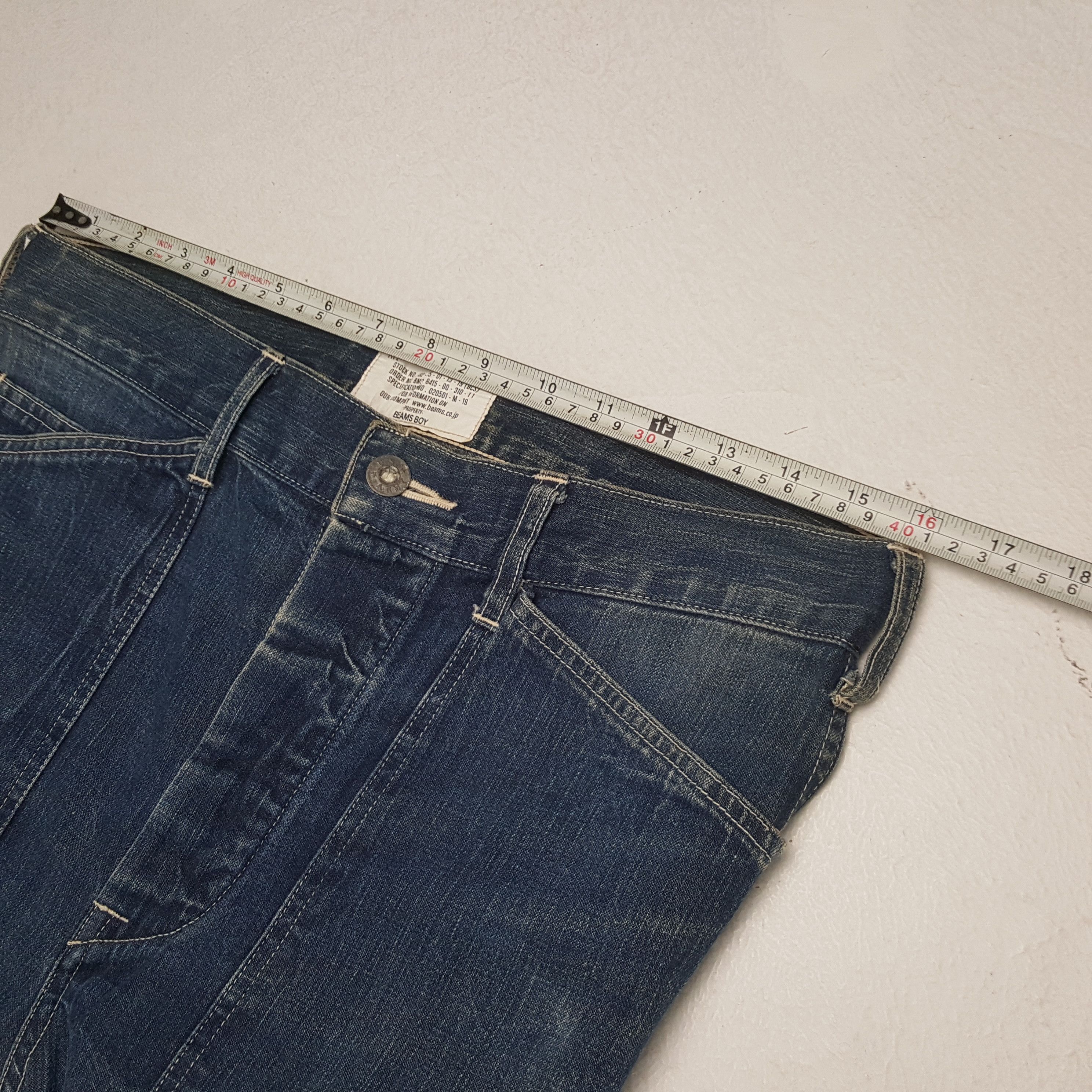Vintage BEAMS BOY Streetwear Style Jeans Size US 32 / EU 48 - 7 Thumbnail