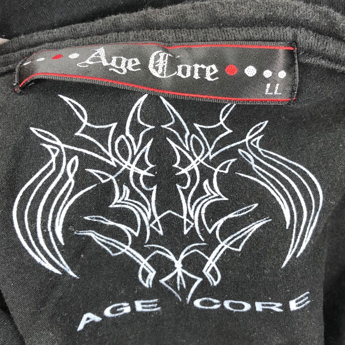 Japanese Brand Japanese Brand AGE CORE TATTOO Design y2k V Neck Shirt Size US L / EU 52-54 / 3 - 6 Thumbnail