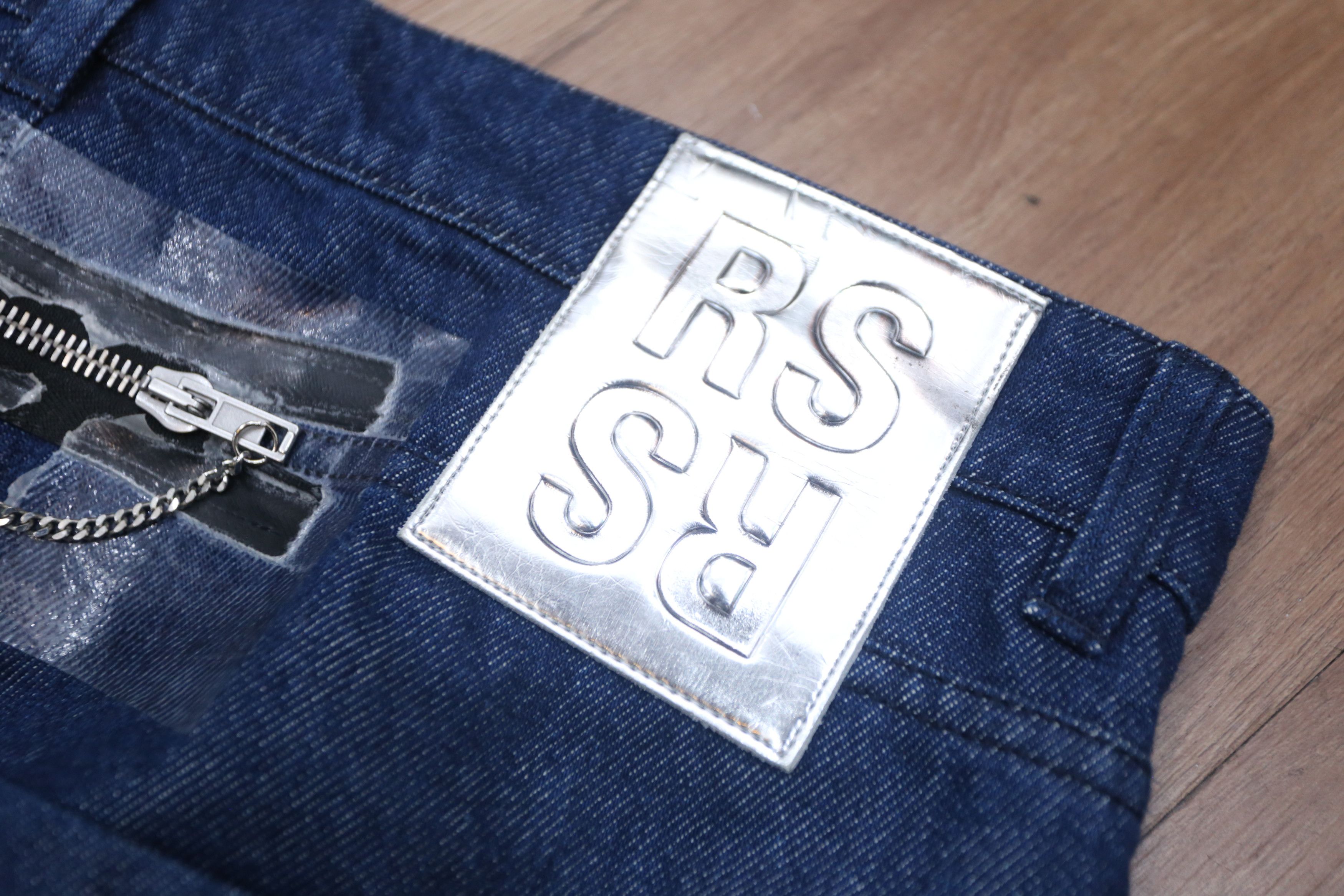 Raf Simons Raf Simons - S/S 19 - Zip-Patch Denim Jean Size US 33 - 4 Thumbnail