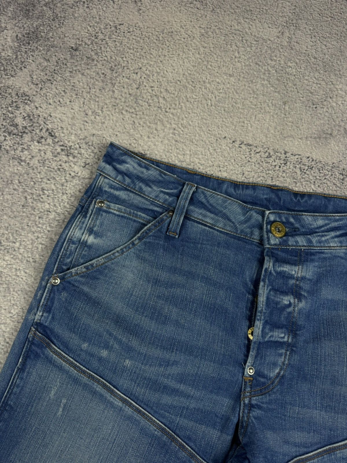 G-Star G STAR RAW 5620 3D Slim Blue Jeans Size US 32 / EU 48 - 8 Thumbnail