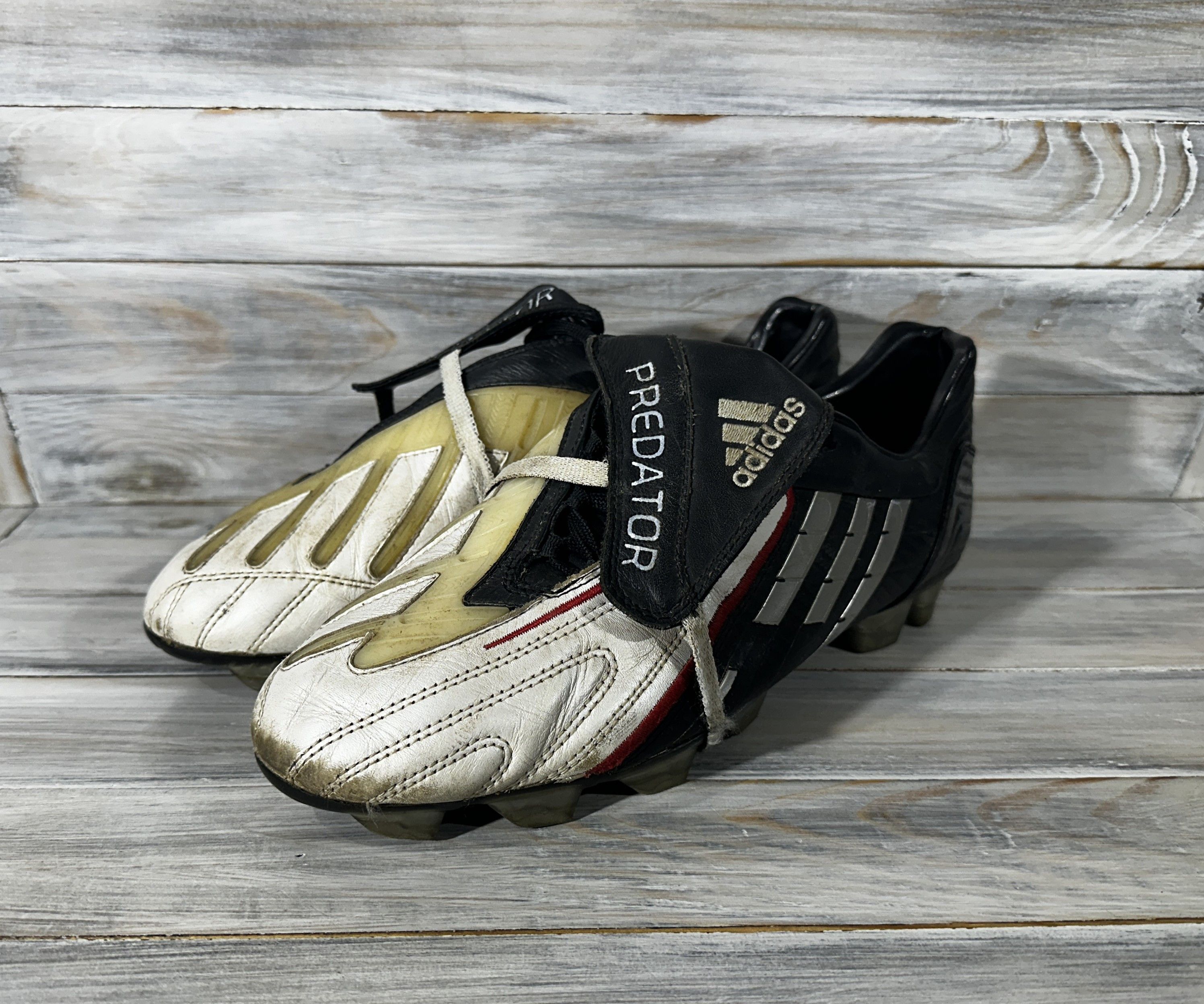 Adidas × Vintage Adidas Predator Absolion FG Power Football Soccer Cleats Size US 10.5 / EU 43-44 - 19 Thumbnail