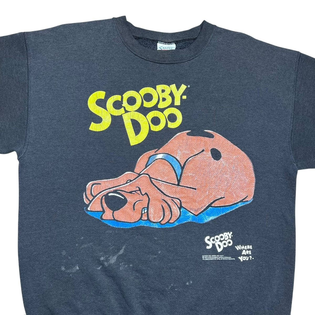 Cartoon Network Vintage 1995 Scooby Doo Stanley Desantis Graphic Sweatshirt Size US L / EU 52-54 / 3 - 4 Thumbnail