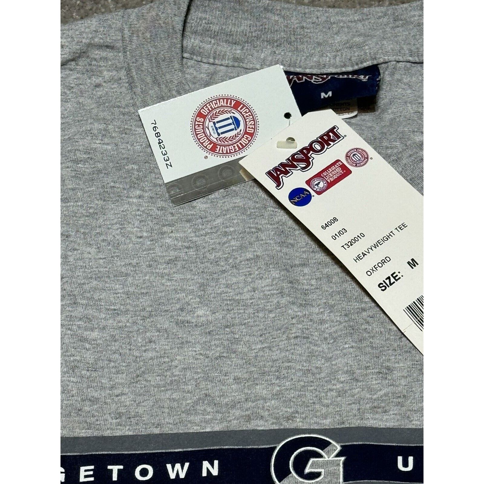 Jansport Vintage 2003 Georgetown Hoyas Shirt Adult M Jansport Y2K Size US M / EU 48-50 / 2 - 7 Thumbnail