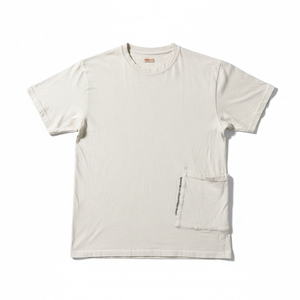 Kapital Men's Kapital Japan Asymmetrical Pocket Cotton Logo T Small Size US S / EU 44-46 / 1 - 1 Thumbnail