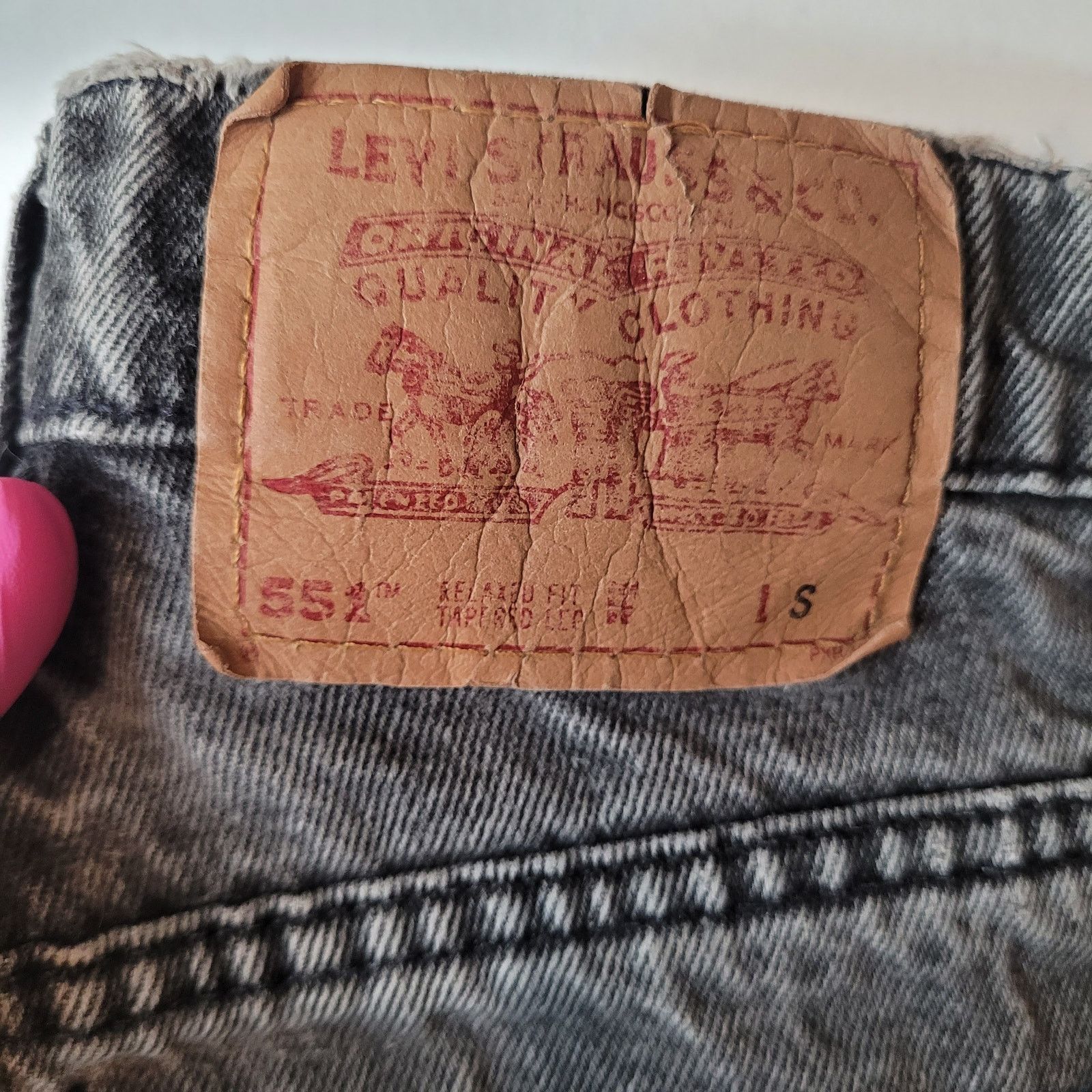 Levi's Levi's 551 Mom Jeans 8 VTG 80s 90s USA High Rise Distressed Size 30" / US 8 / IT 44 - 6 Thumbnail