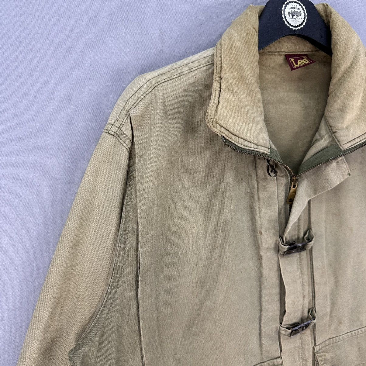 Lee Vintage 90's Lee Inspired US Navy M-43 Jacket Iron Buckle Size US L / EU 52-54 / 3 - 2 Thumbnail