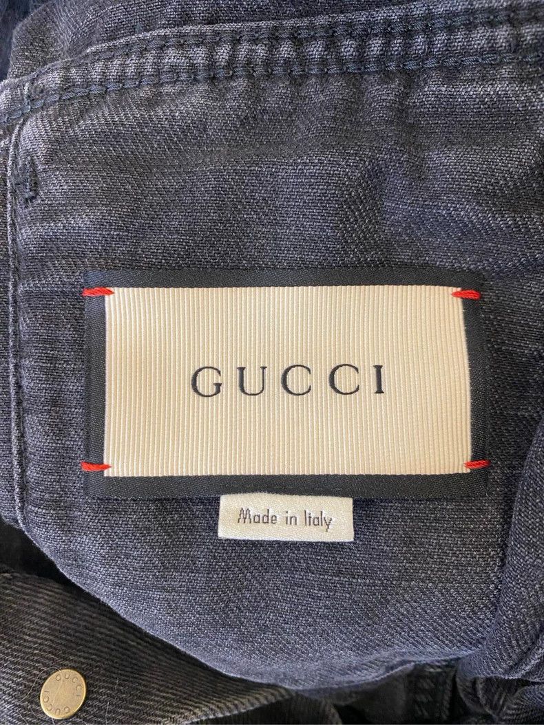 Gucci Gucci Panther embroidered riveted denim jacket 2504-Nextarr Size US S / EU 44-46 / 1 - 3 Thumbnail