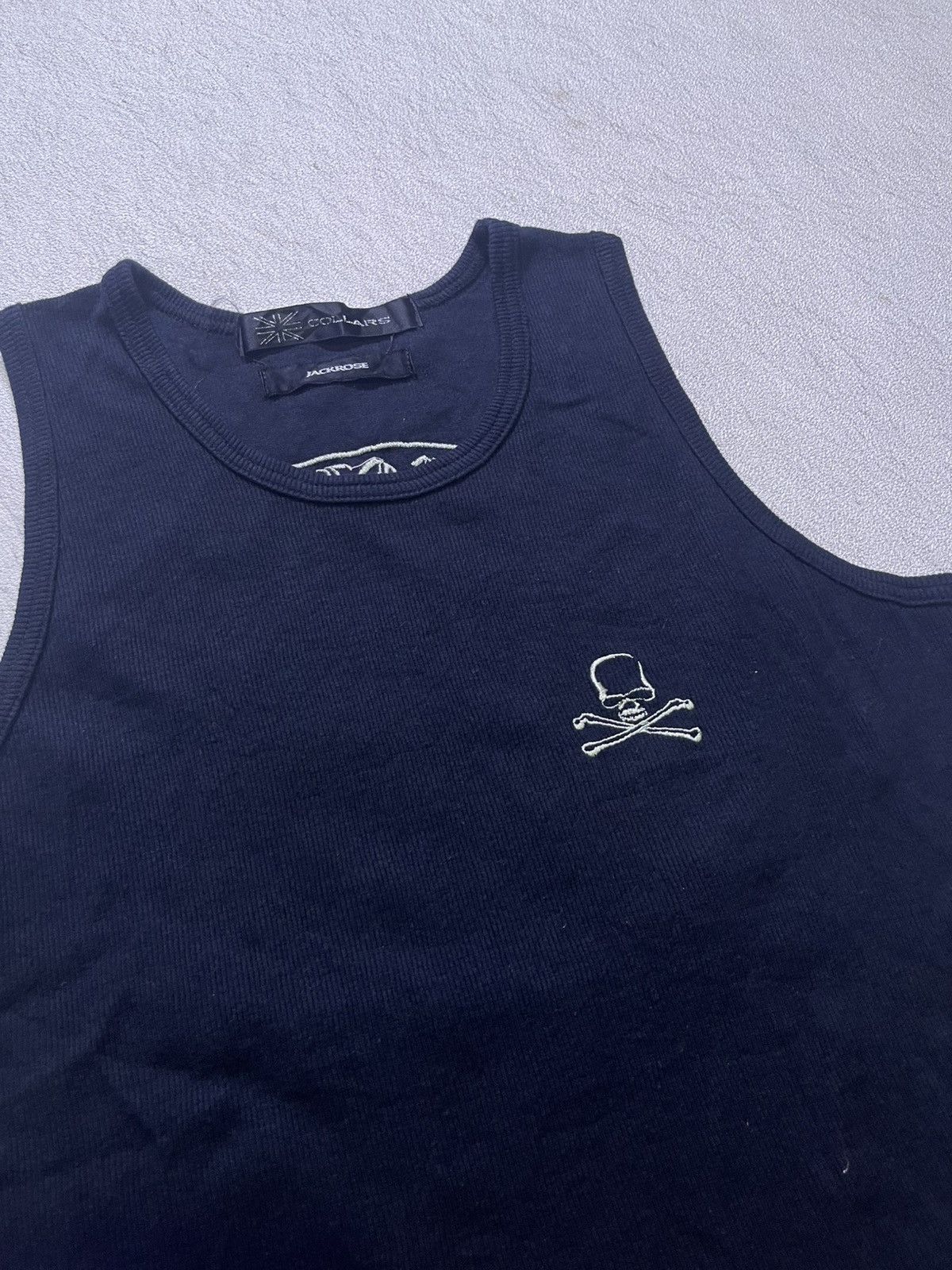 Japanese Brand Y2K collar tank top with embroidered pattern Size US S / EU 44-46 / 1 - 5 Thumbnail