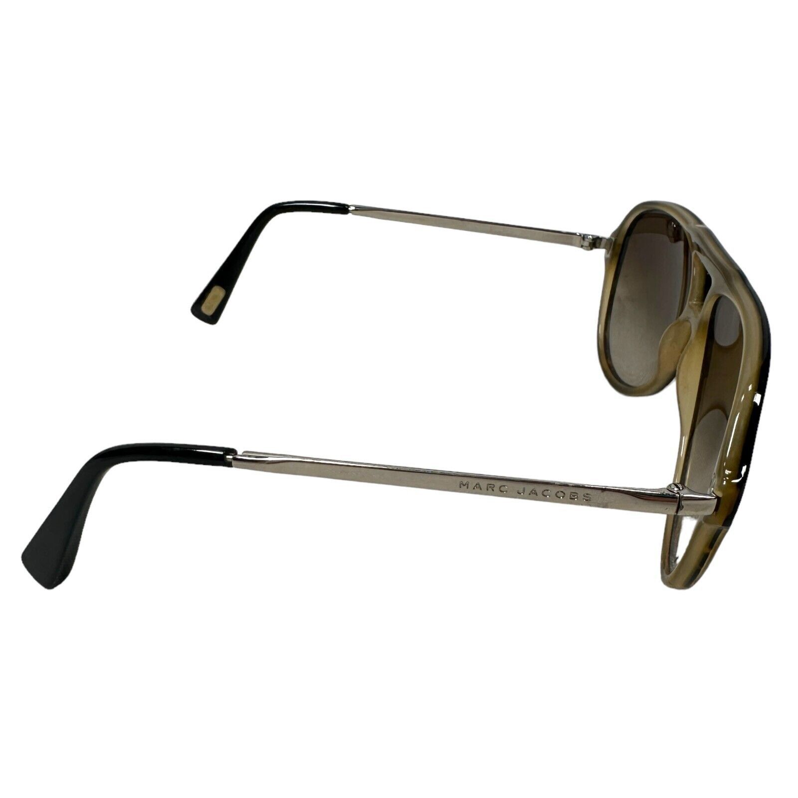 MARC BY MARC JACOBS AVIATOR TORTOISE SHEEL WITH CASE SUNGLASSES UNISEX Marc Jacobs Metal Aviator Sunglasses | Neiman Marcus main image 4