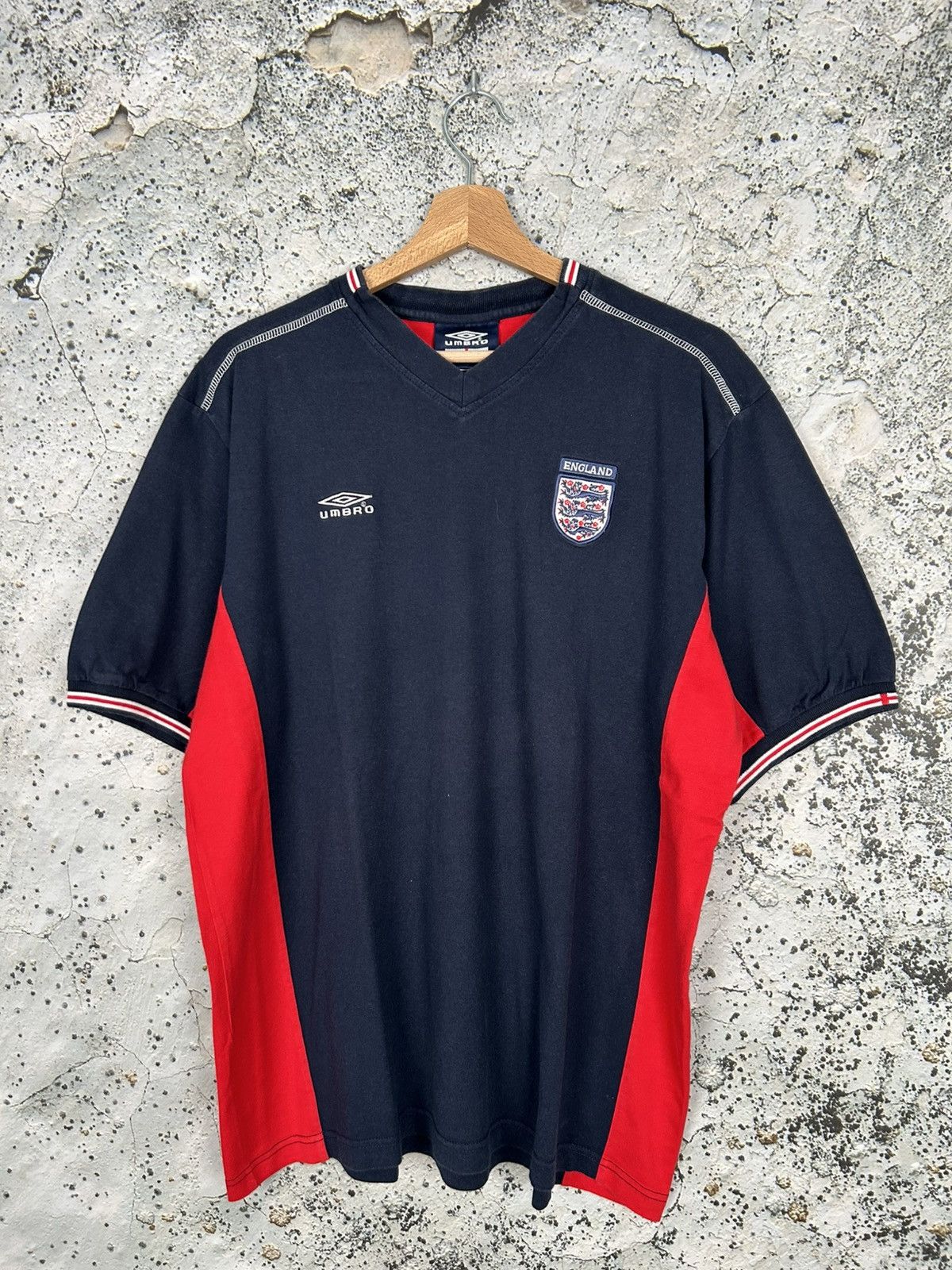 Umbro Vintage Umbro England 90s Soccer Jersey Football Archive Size US L / EU 52-54 / 3 - 1 Thumbnail