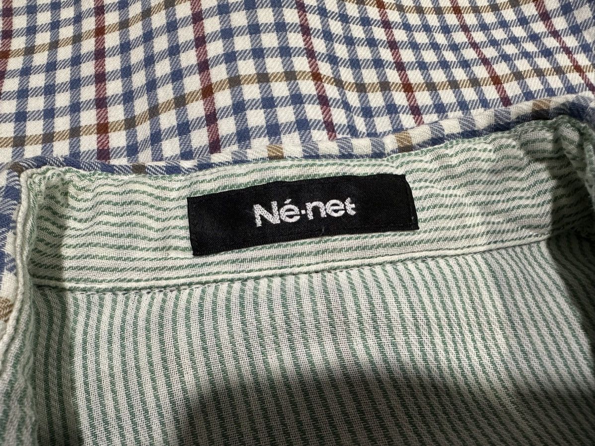 Ne-Net 🔥Vintage Ne-Net By Issey Miyake Check Shirt Long Sleeve Size US L / EU 52-54 / 3 - 5 Thumbnail