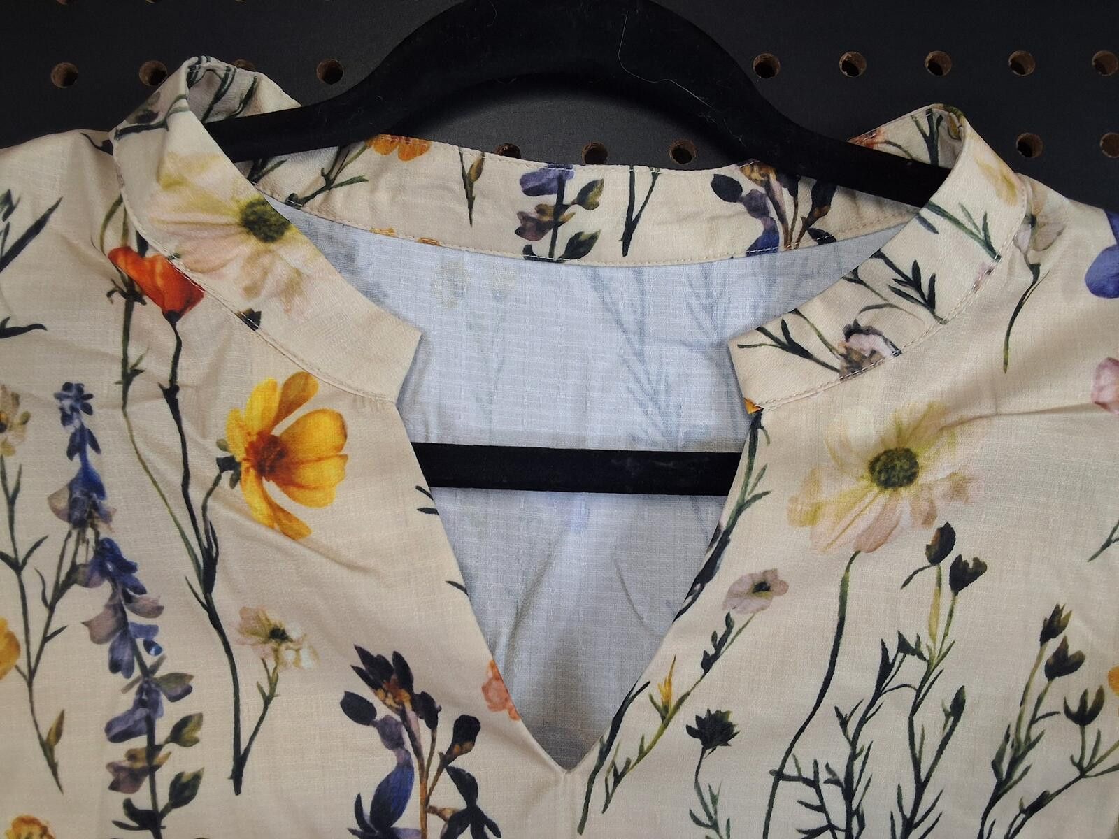 Other Chic Floral Puff Sleeve Peplum Blouse - 1XL Size XL / US 12-14 / IT 48-50 - 3 Thumbnail