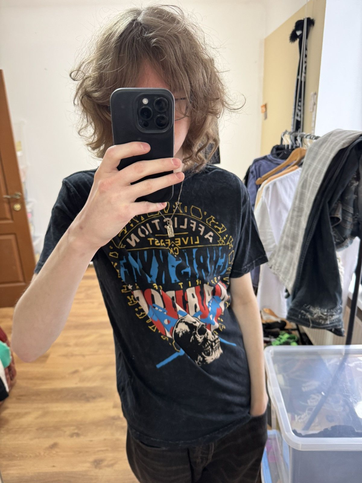 Affliction Affliction punk Avantgarde tee “live fast” Y2K grunge Size US M / EU 48-50 / 2 - 8 Thumbnail