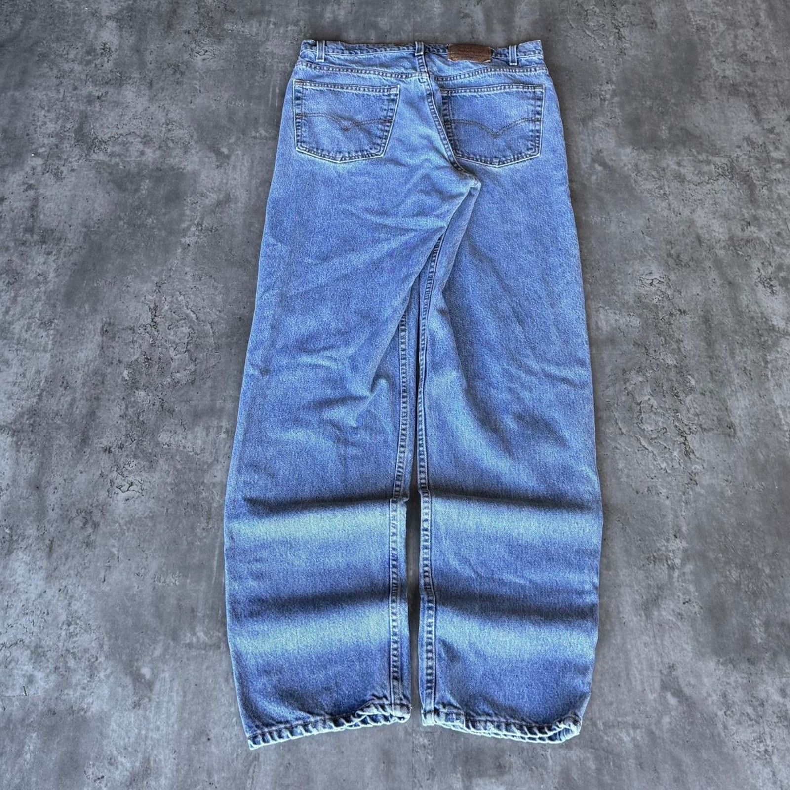 Levi's × Levi's Vintage Clothing Vintage 90s Levi’s 550 Made In USA Relaxed Fit Denim Jeans Size US 36 / EU 52 - 2 Thumbnail