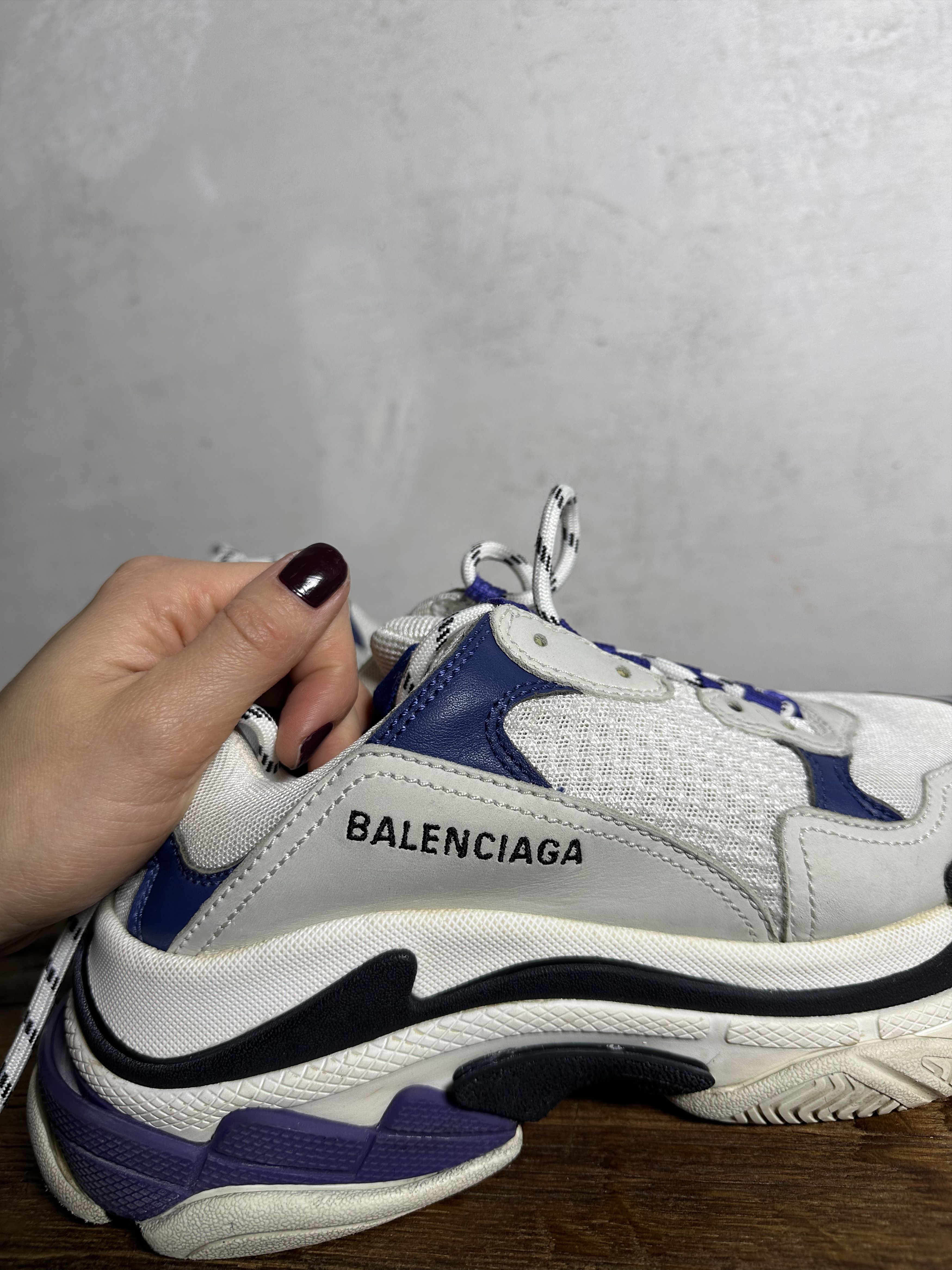 Balenciaga Balenciaga Triple S White Purple W Size US 7.5 / EU 40-41 - 18 Thumbnail