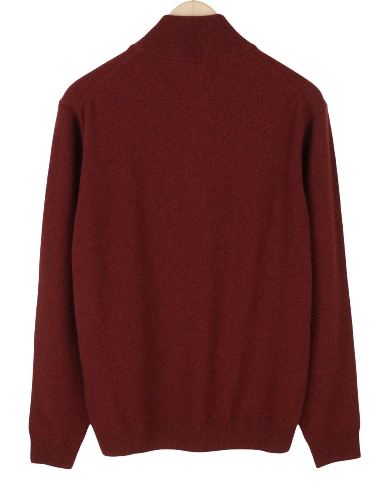 Gant SUPER FINE LAMBSWOOL HALF ZIP L Royal Port Red Jumper 87309 Size US L / EU 52-54 / 3 - 2 Thumbnail
