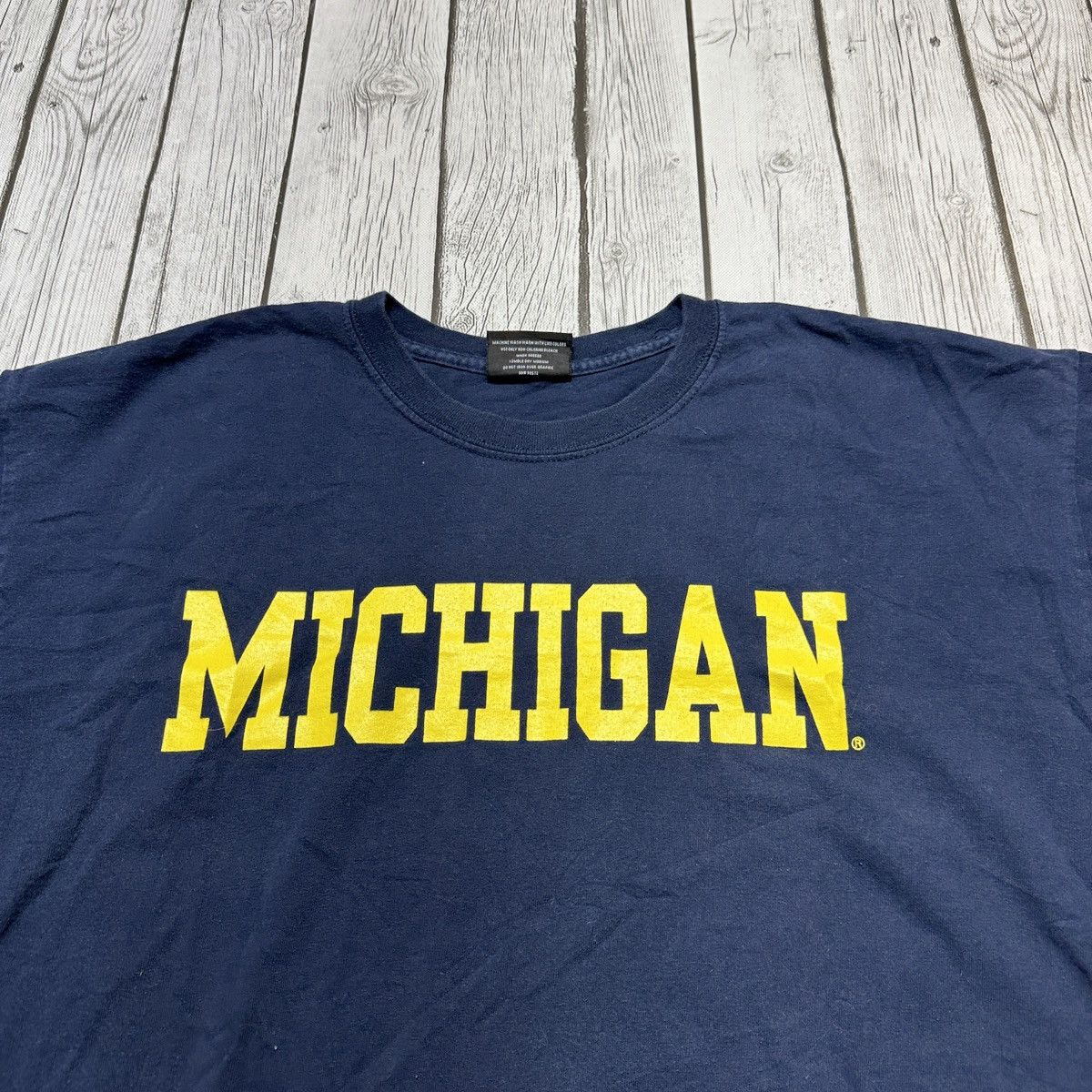 Steve And Barrys × Vintage Vintage Michigan tee Size US XL / EU 56 / 4 - 3 Thumbnail