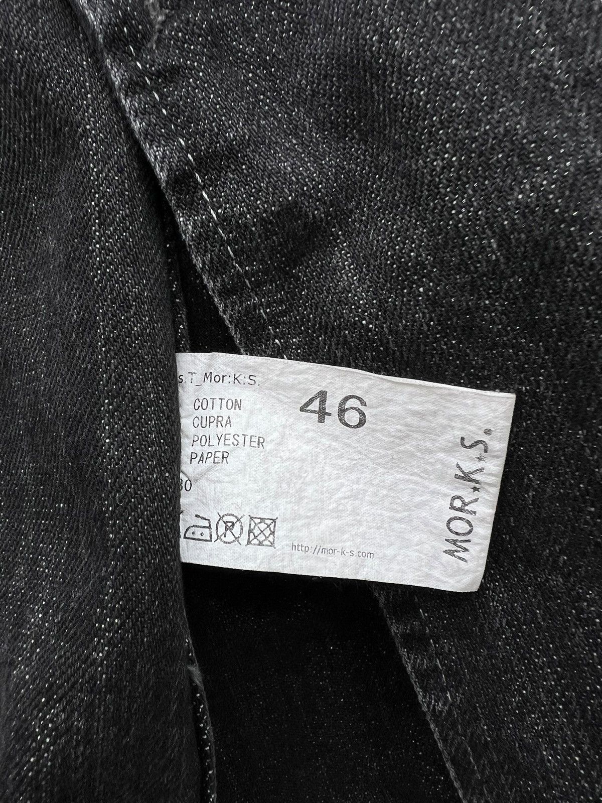 FranCisT MOR.K.S Francist Mor.K.S M65 Distressed Silver Goth Denim Jacket Size US S / EU 44-46 / 1 - 20 Thumbnail