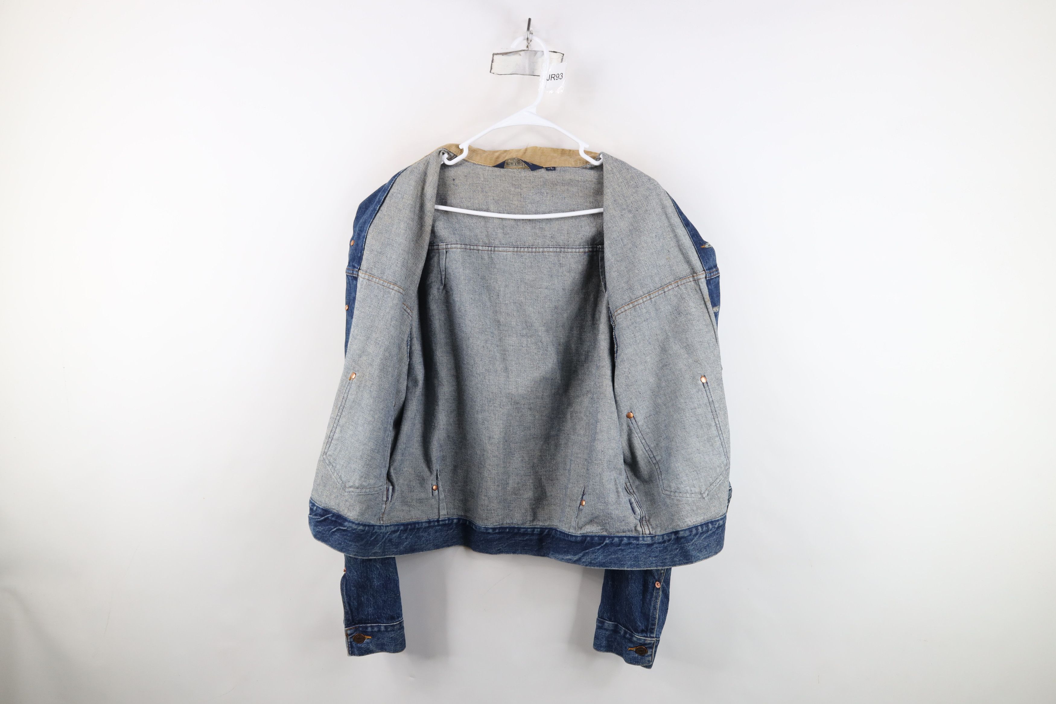 Ralph Lauren Vintage 70s 80s Ralph Lauren Denim Jean Trucker Jacket USA Size US XL / EU 56 / 4 - 10 Thumbnail