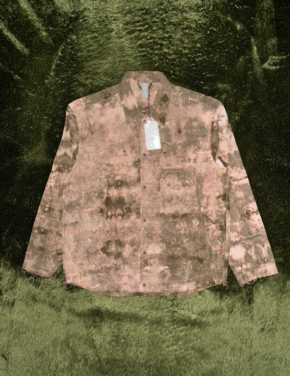 EASTLOGUE [L] Unaffected Tie-Dye Cropped Western Shirt Size US L / EU 52-54 / 3 - 1 Thumbnail