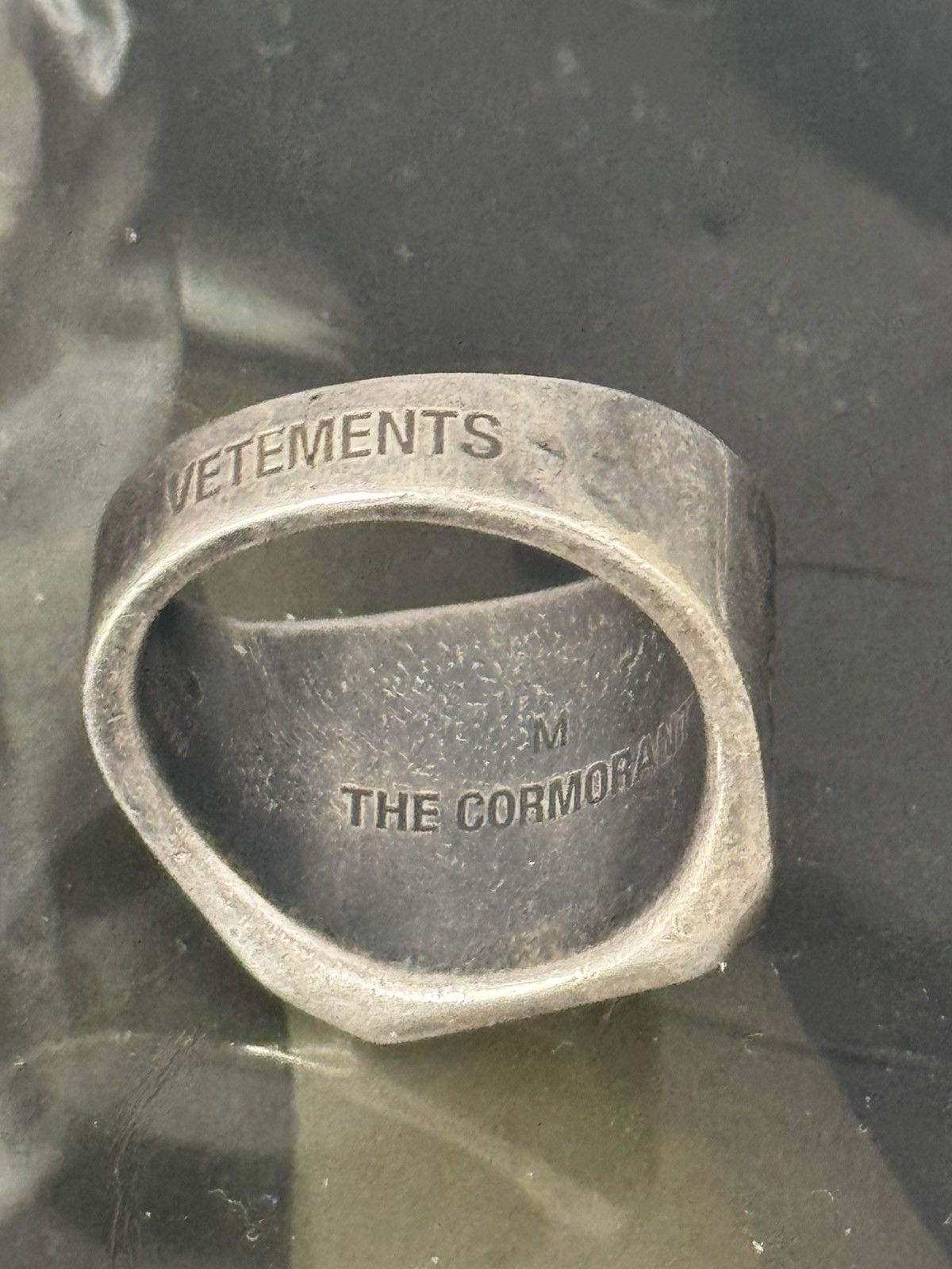 Vetements ✅Vetements Silver Skull Skeleton ring M Size ONE SIZE - 8 Thumbnail