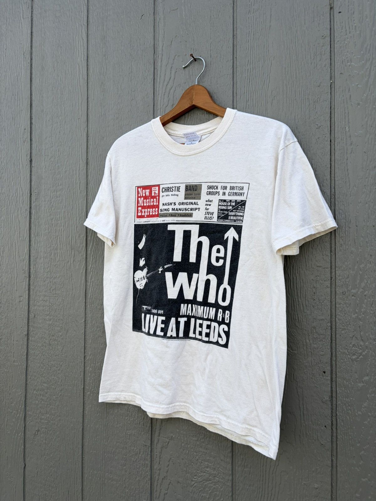 Vintage Vintage Y2K The Who live at Leeds Newspaper Band Tshirt Size US M / EU 48-50 / 2 - 2 Thumbnail