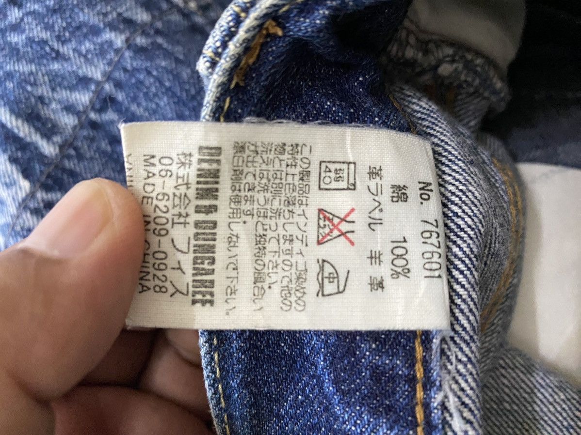 Kapital THRASHED JAPAN BRAND FLY BUTTON SELVEDGE DENIM & DUGAREE Size US 29 - 9 Thumbnail